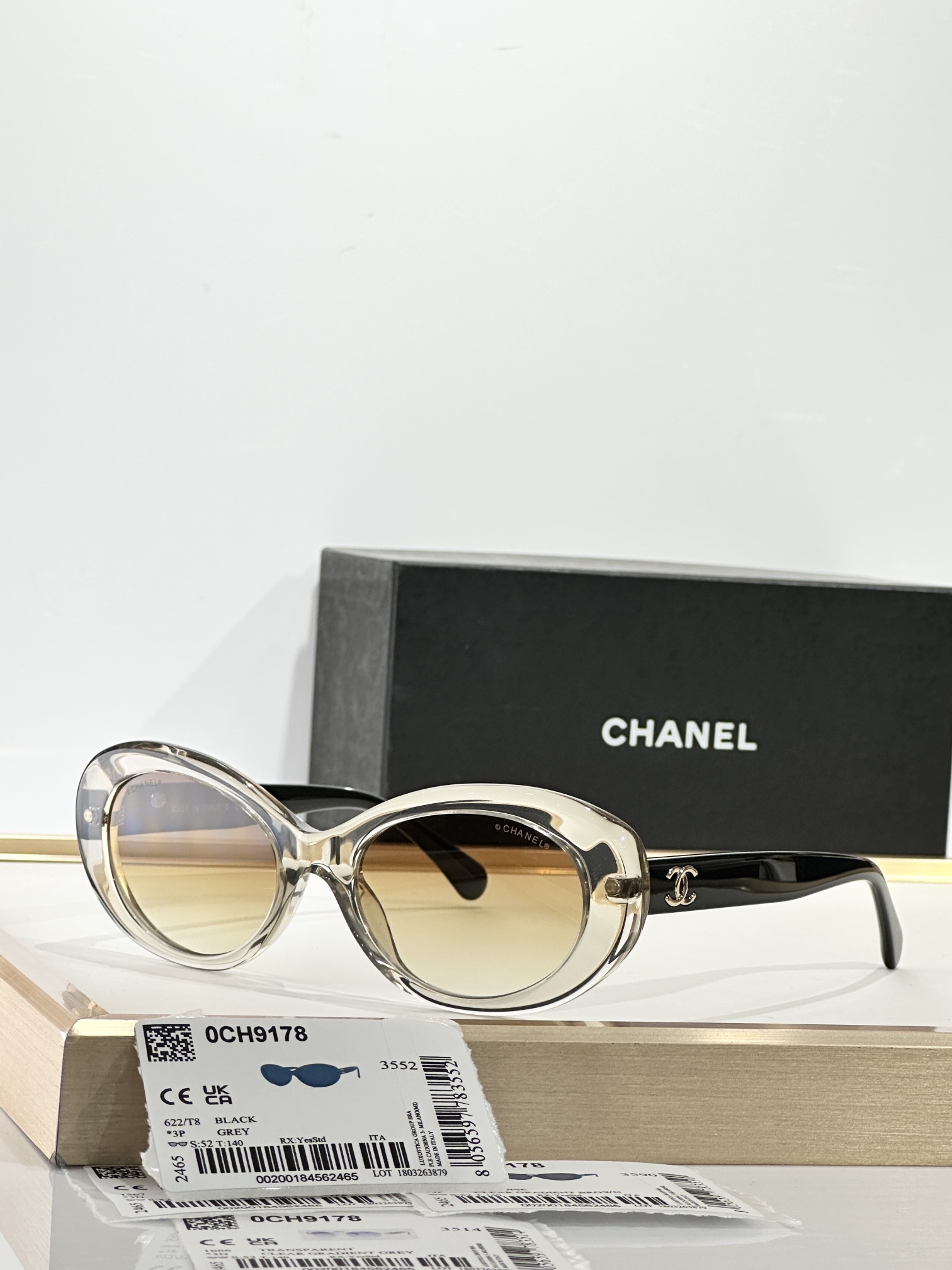 Chanel OCH9178 Oval Sunglasses - Luxury Italian Eyewear for Women