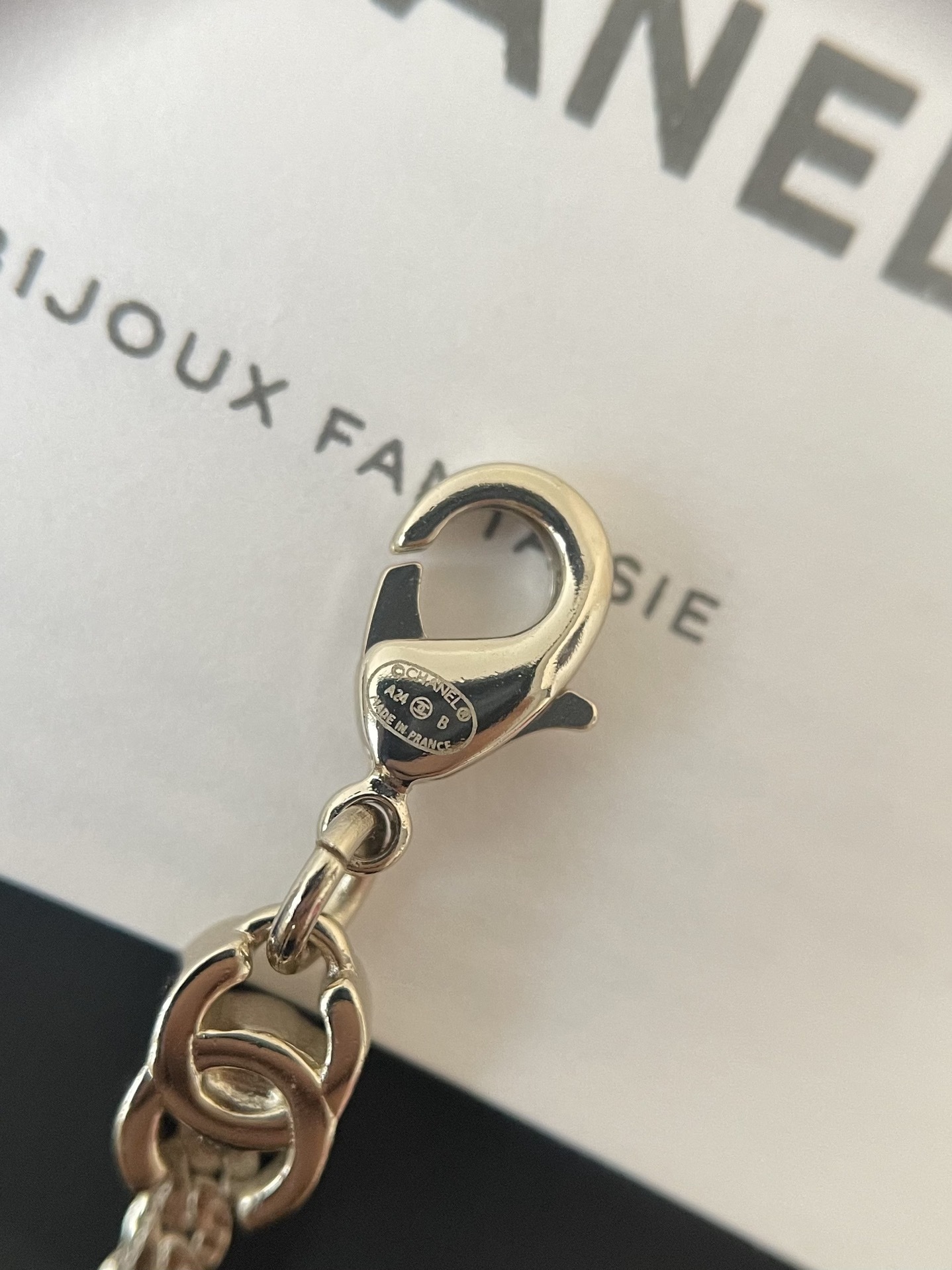 Luxury Double CC Logo Long Chain Necklace - Elegant Designer Style