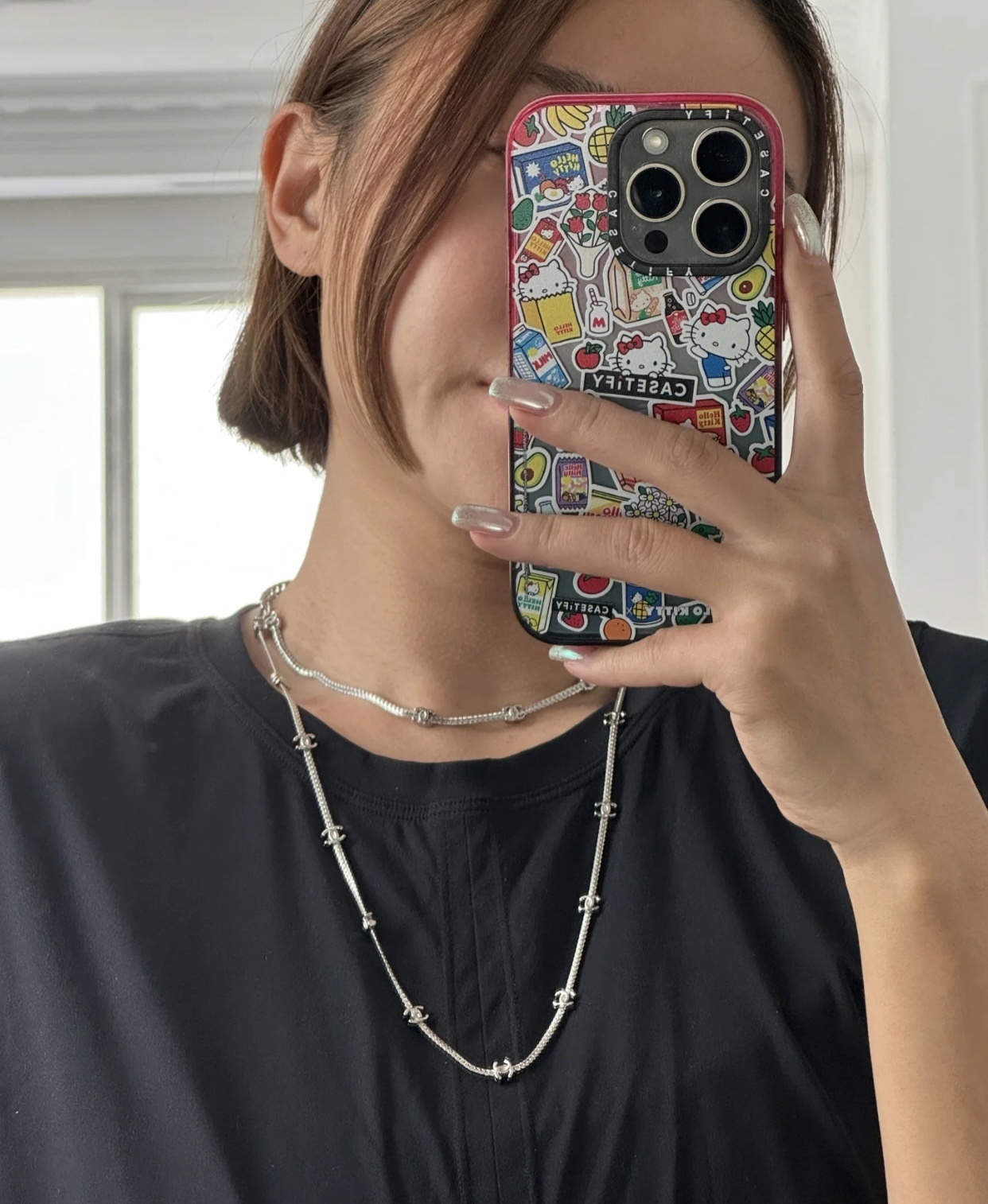 Chanel CC Logo Long Sautoir Necklace - Elegant Gold Tone Jewelry