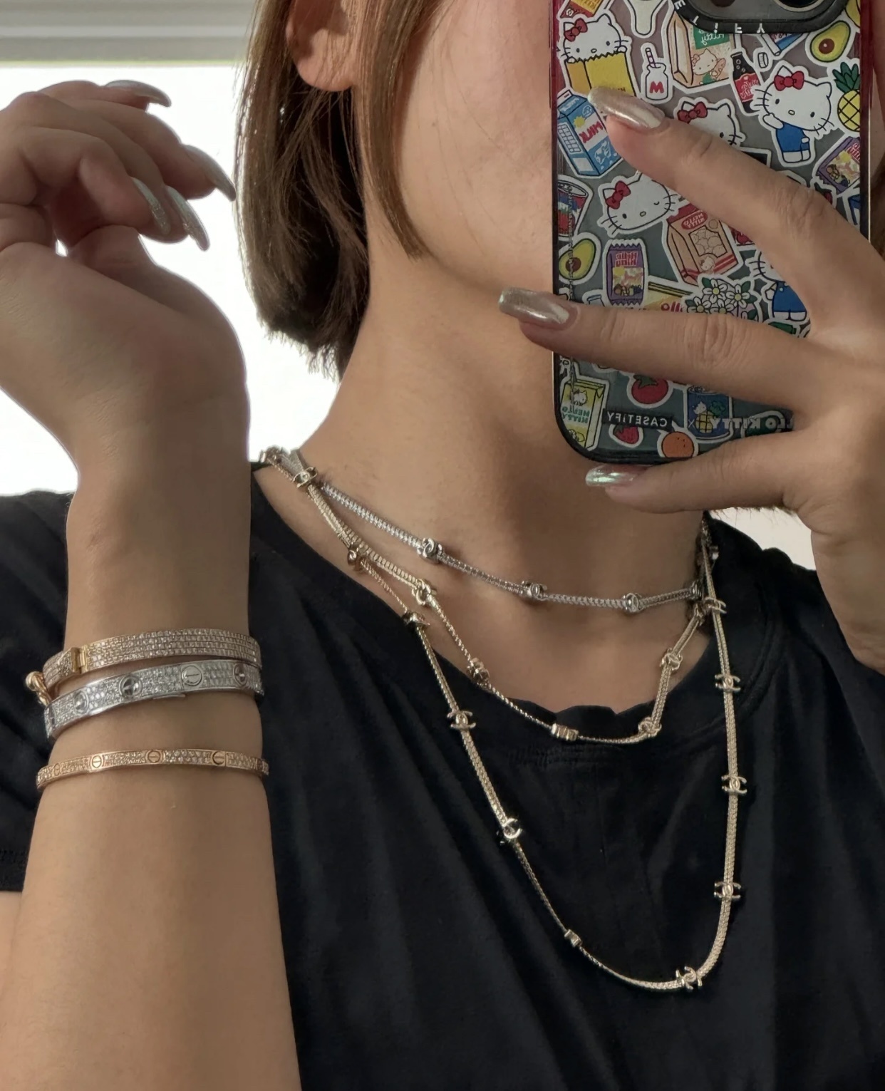 Chanel CC Logo Long Sautoir Necklace - Elegant Gold Tone Jewelry