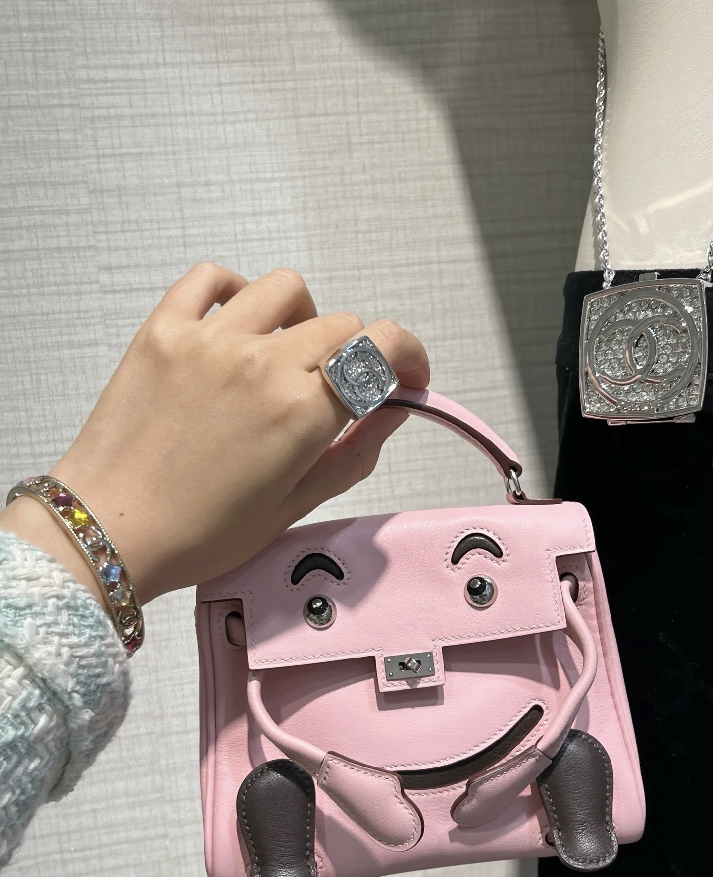 Elegant Gold Star Bangle Bracelet with Colorful Crystals