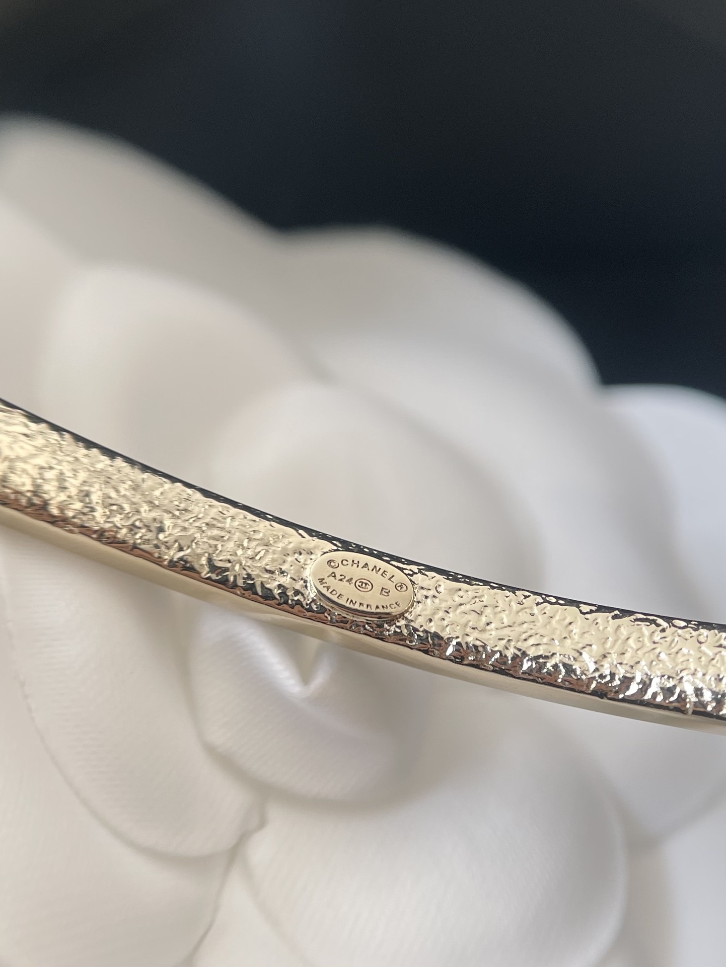 Chanel Gold-Tone Braided Bangle Set of 3 with CC Logo