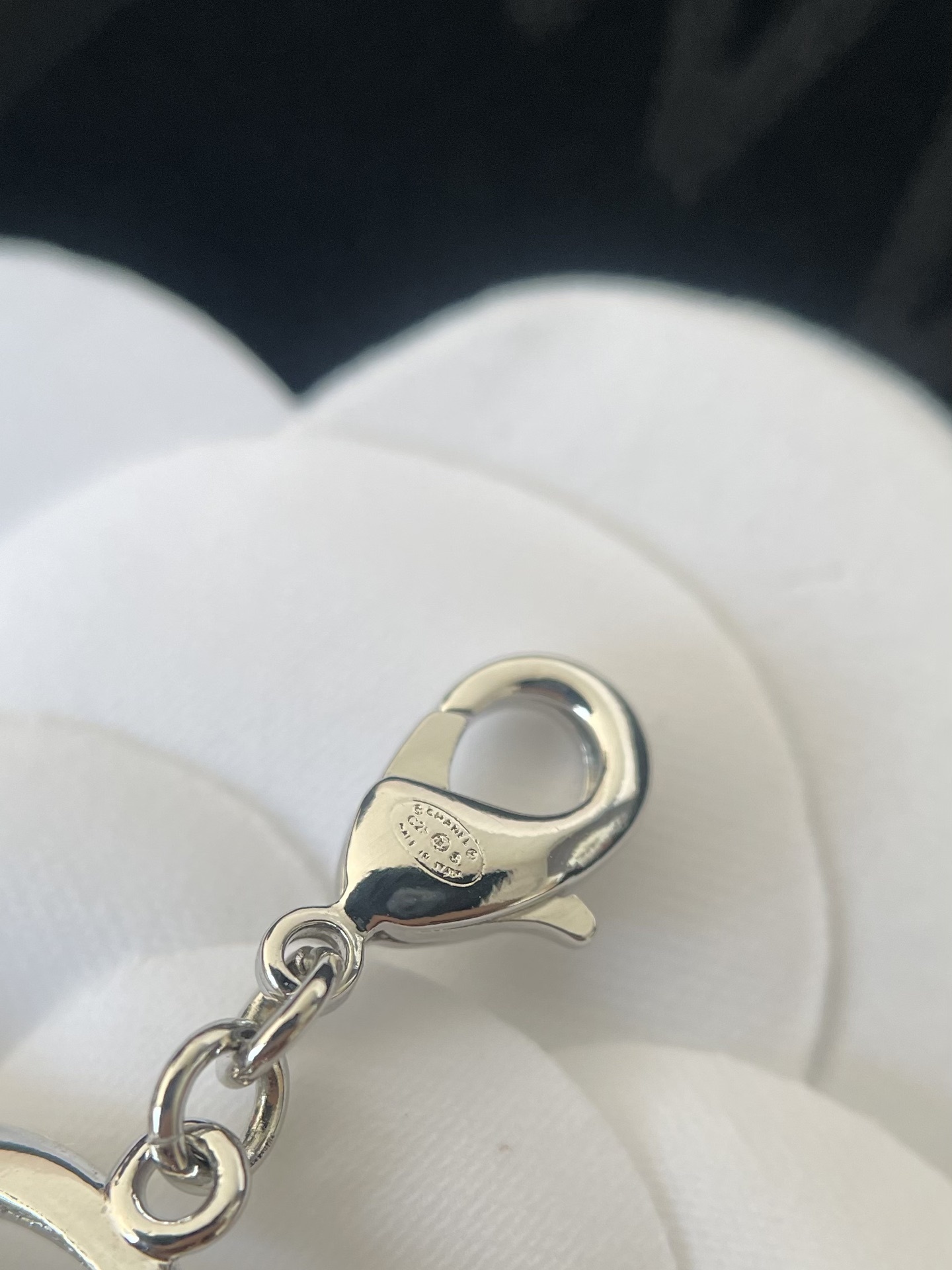 Chanel 2025 SS Pearl Choker Necklace with Crystal Swallow Motif