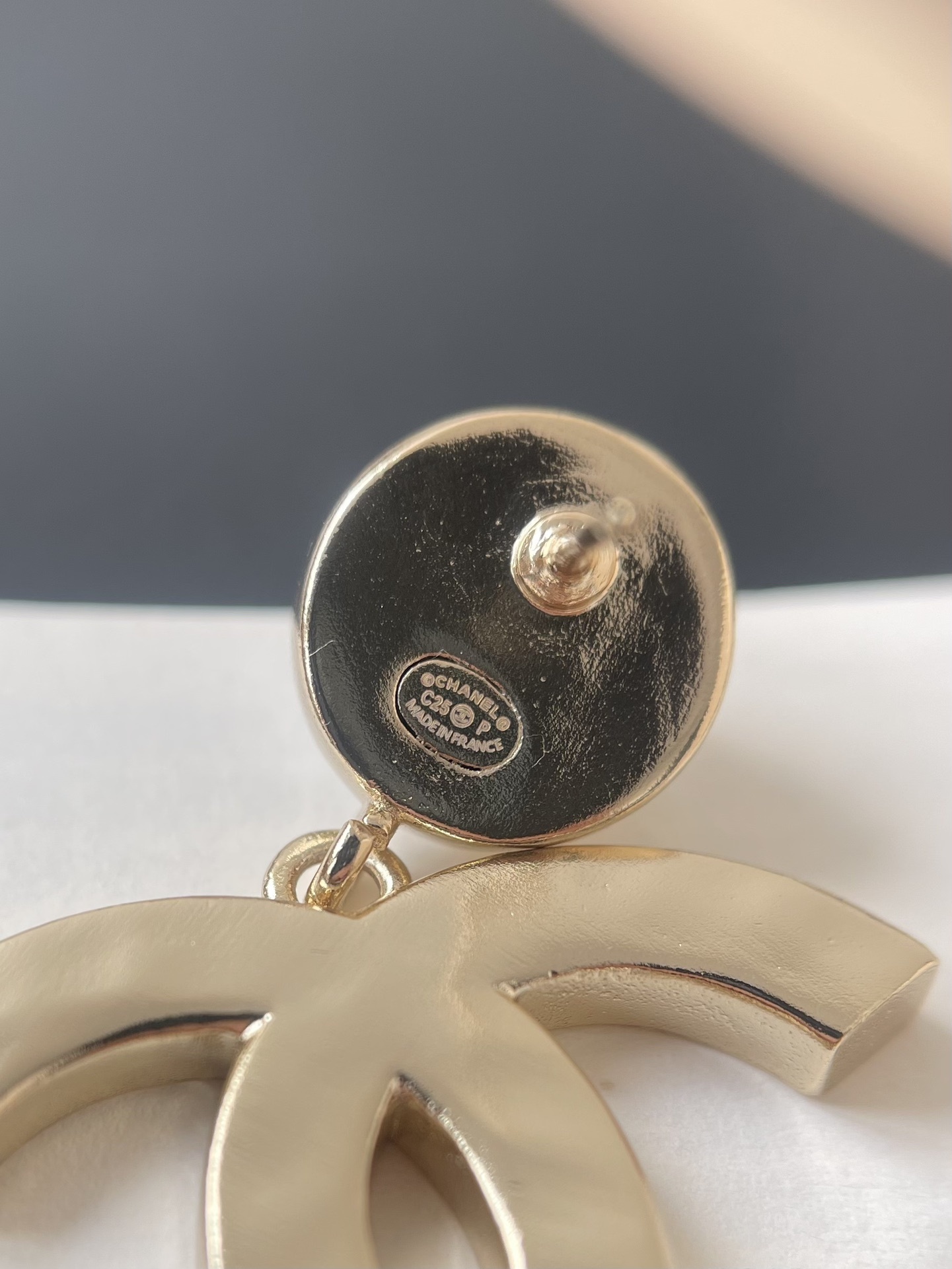 Elegant CC Logo Pearl Jewelry Set - Luxury Earrings & Necklace