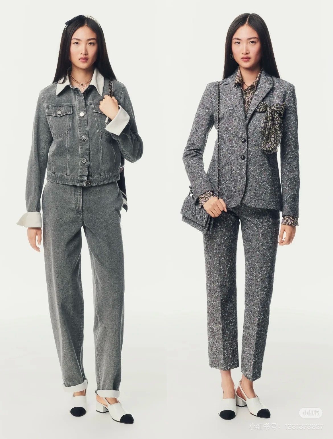 Elegant Pearl Headband with Black Ribbon Bow and Gold Detail