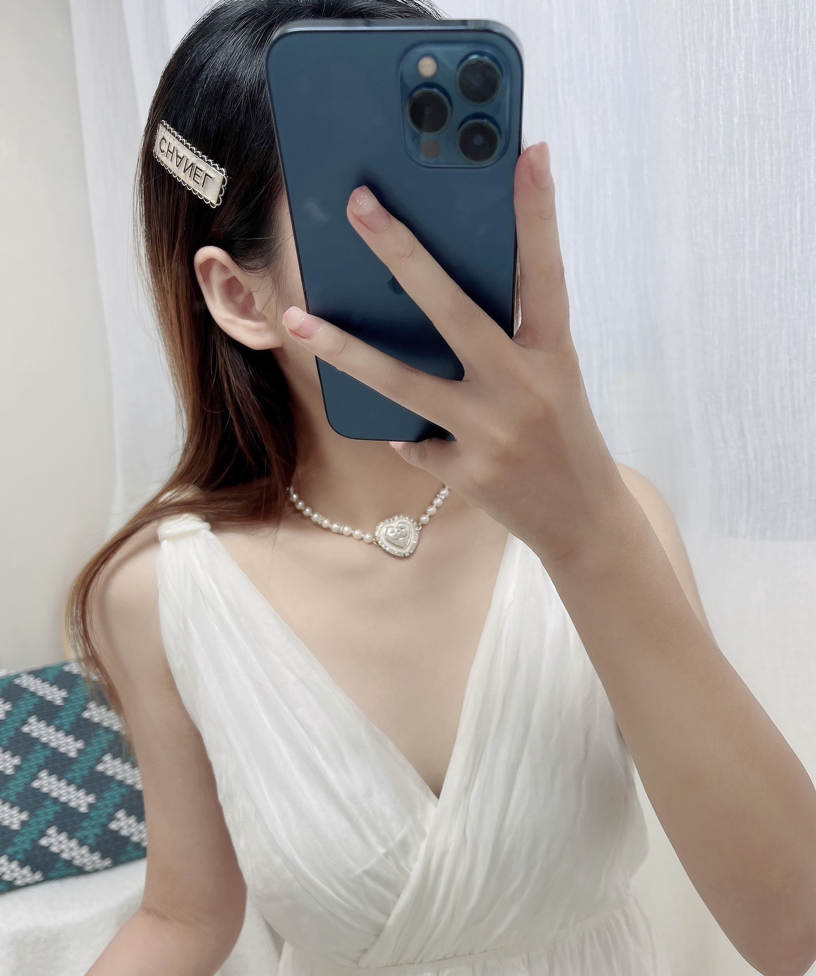 Luxury Chanel Logo Hair Clip - Elegant Designer Barrette for Women