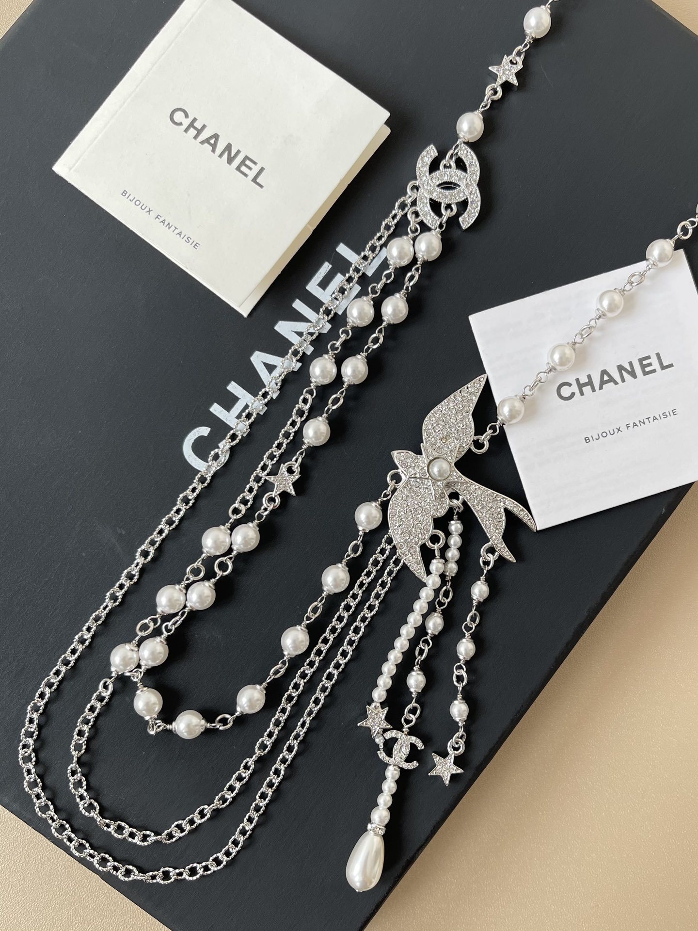 Luxury Pearl & Crystal Layered Waist Chain Belt for Women