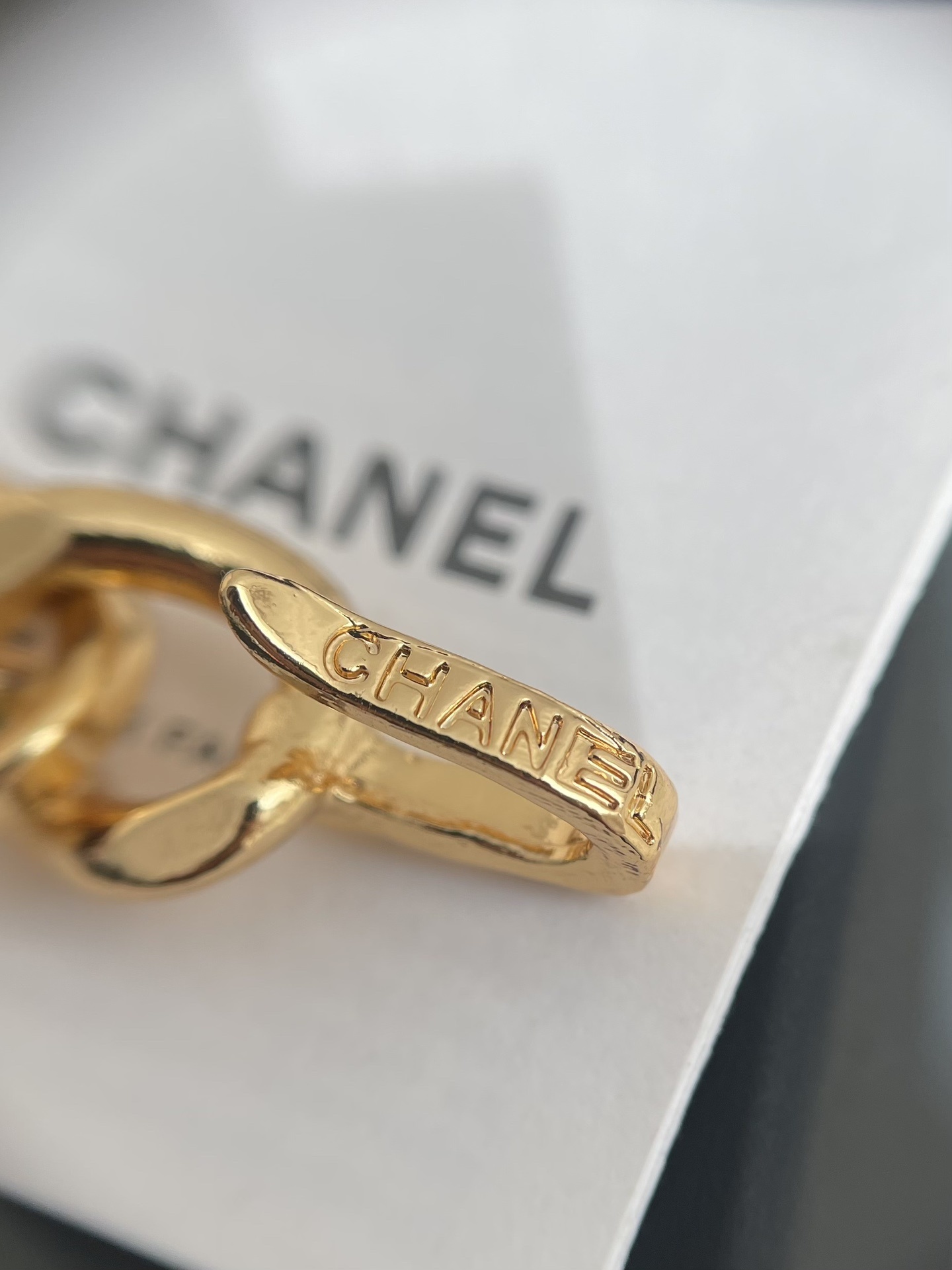 Luxury Gold & Black Leather Chain Belt with Vintage Coin Charm