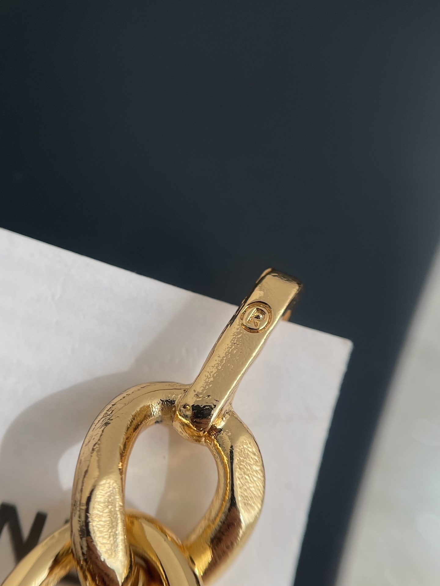 Luxury Gold & Black Leather Chain Belt with Vintage Coin Charm