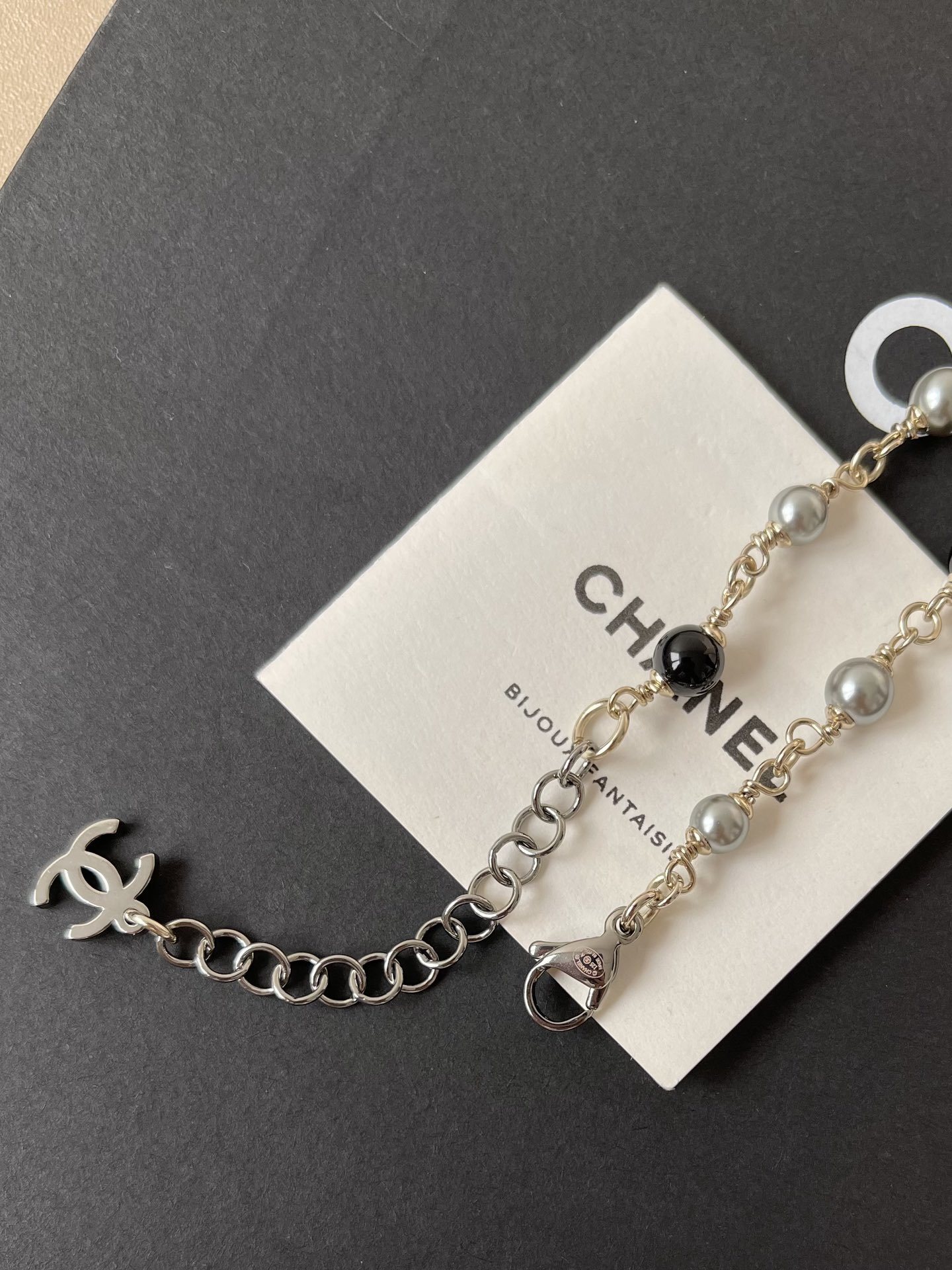 Chanel 2024/25 Butterfly Pearl & Rhinestone Long Necklace