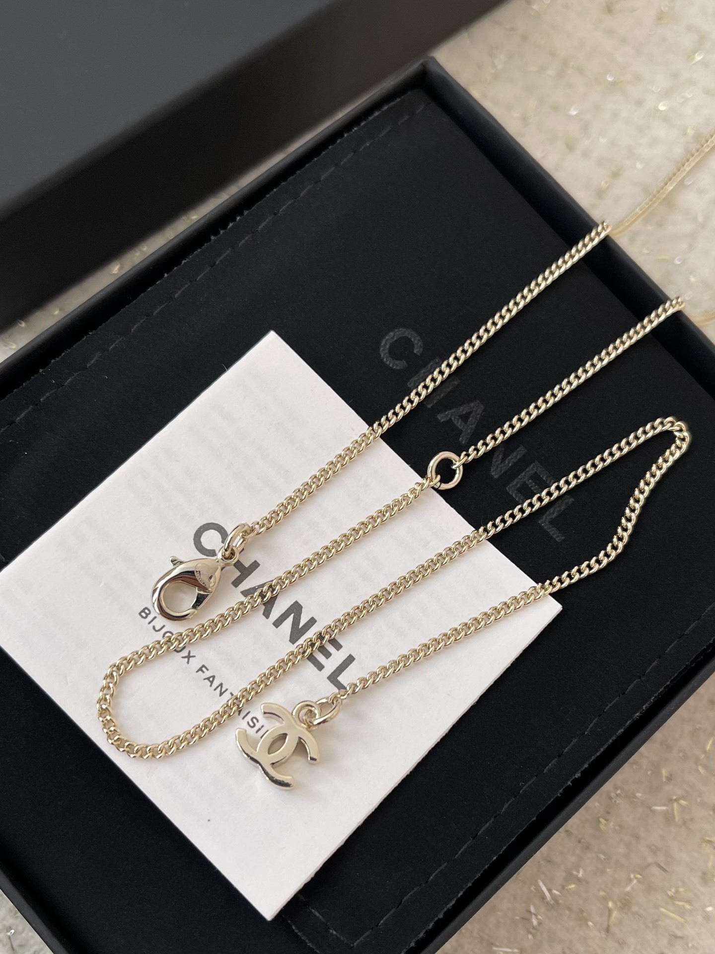 Elegant CC Cube Pendant Necklace - Luxury Designer Jewelry for Women