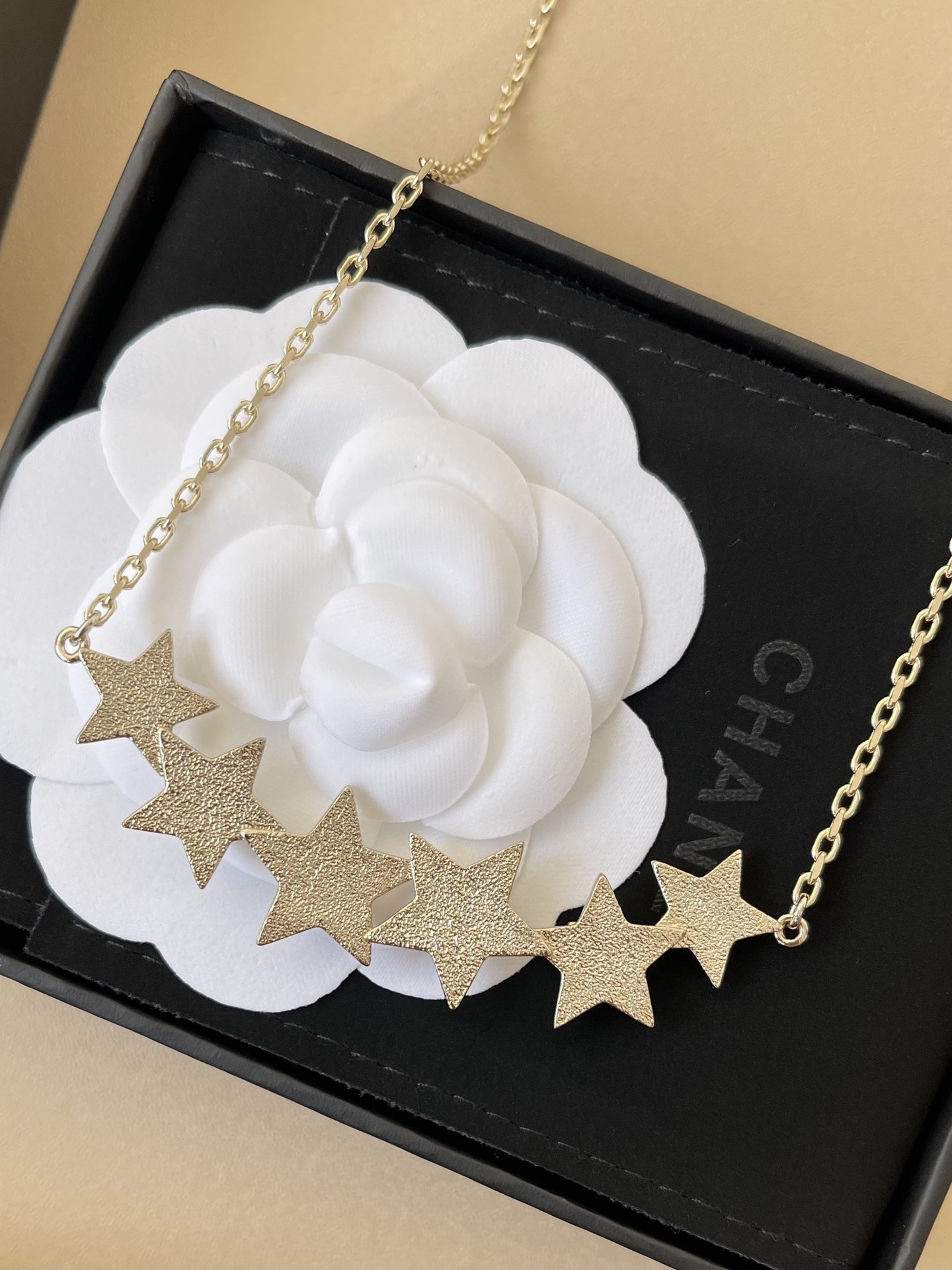 Chanel Star Lettering Necklace & Crystal CC Logo Jewelry Collection