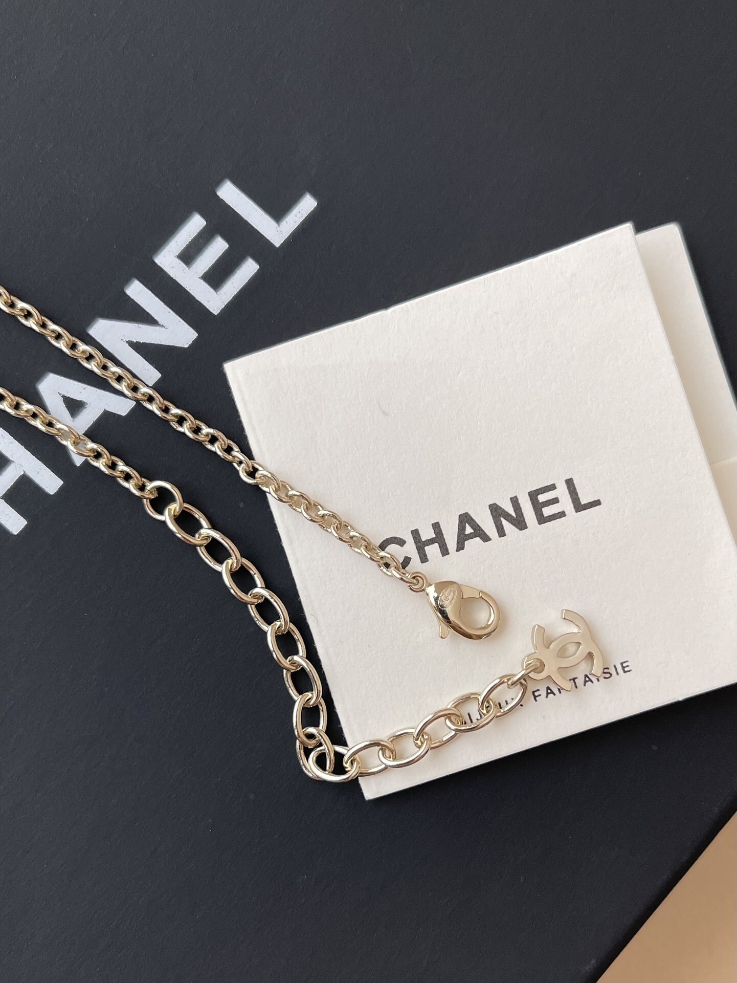 Chanel Luxury Multi-Strand Pearl & Resin Flower Long Necklace