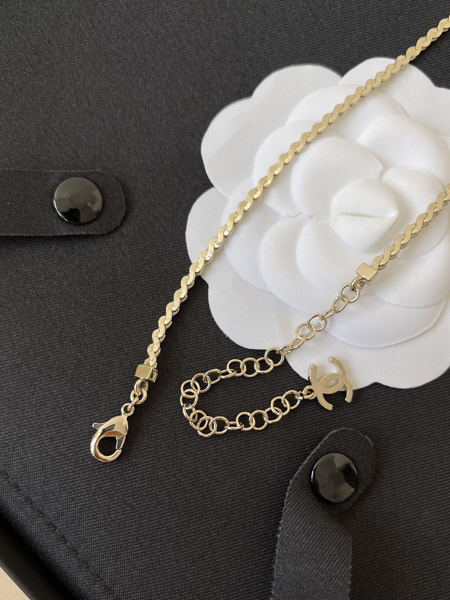 Chanel 2024/25 Long Tassel Necklace with CC Logo & Gemstones