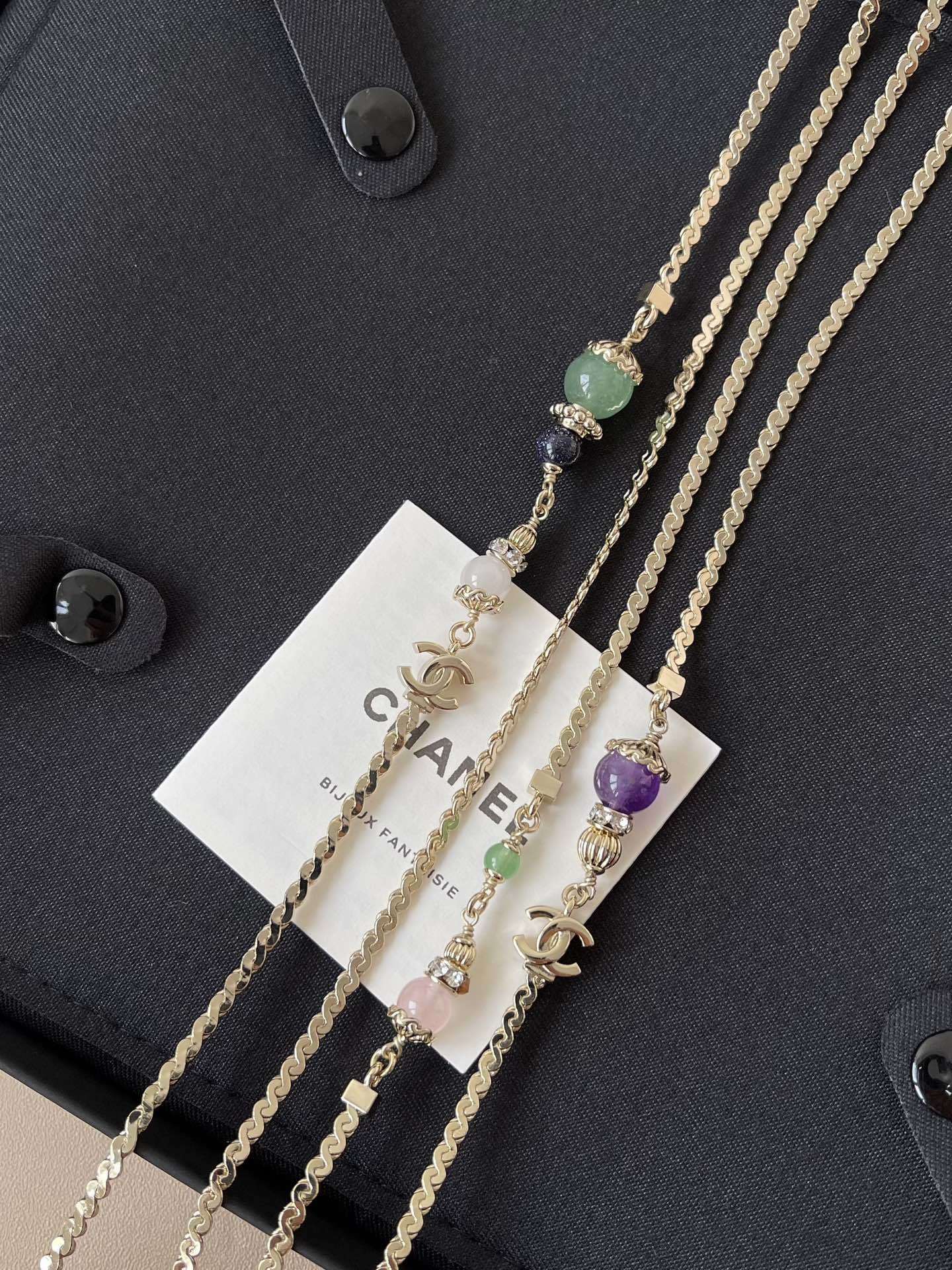 Chanel 2024/25 Métiers d'Art Multi-Strand Gemstone Necklace