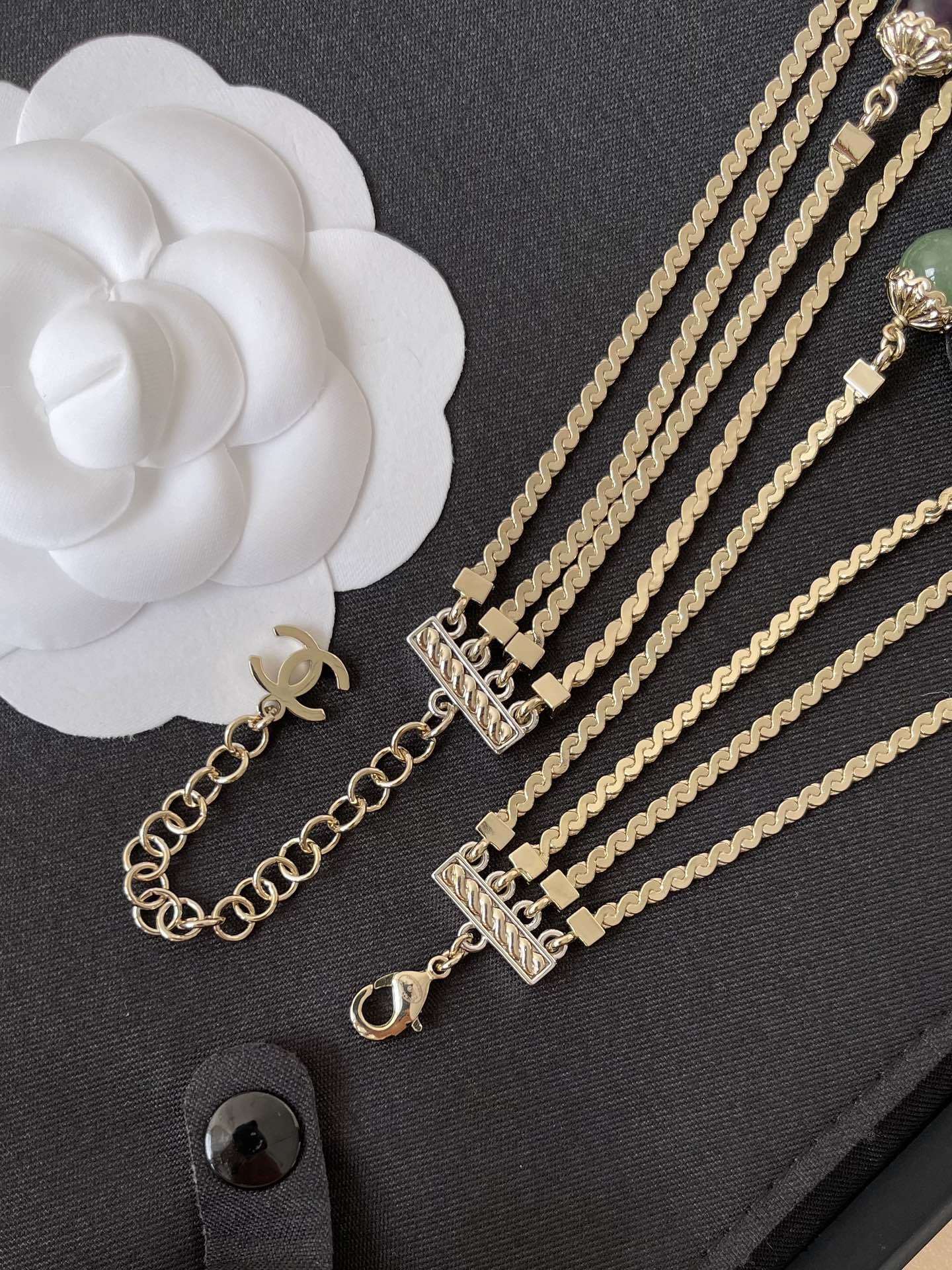 Chanel 2024/25 Métiers d'Art Multi-Strand Gemstone Necklace