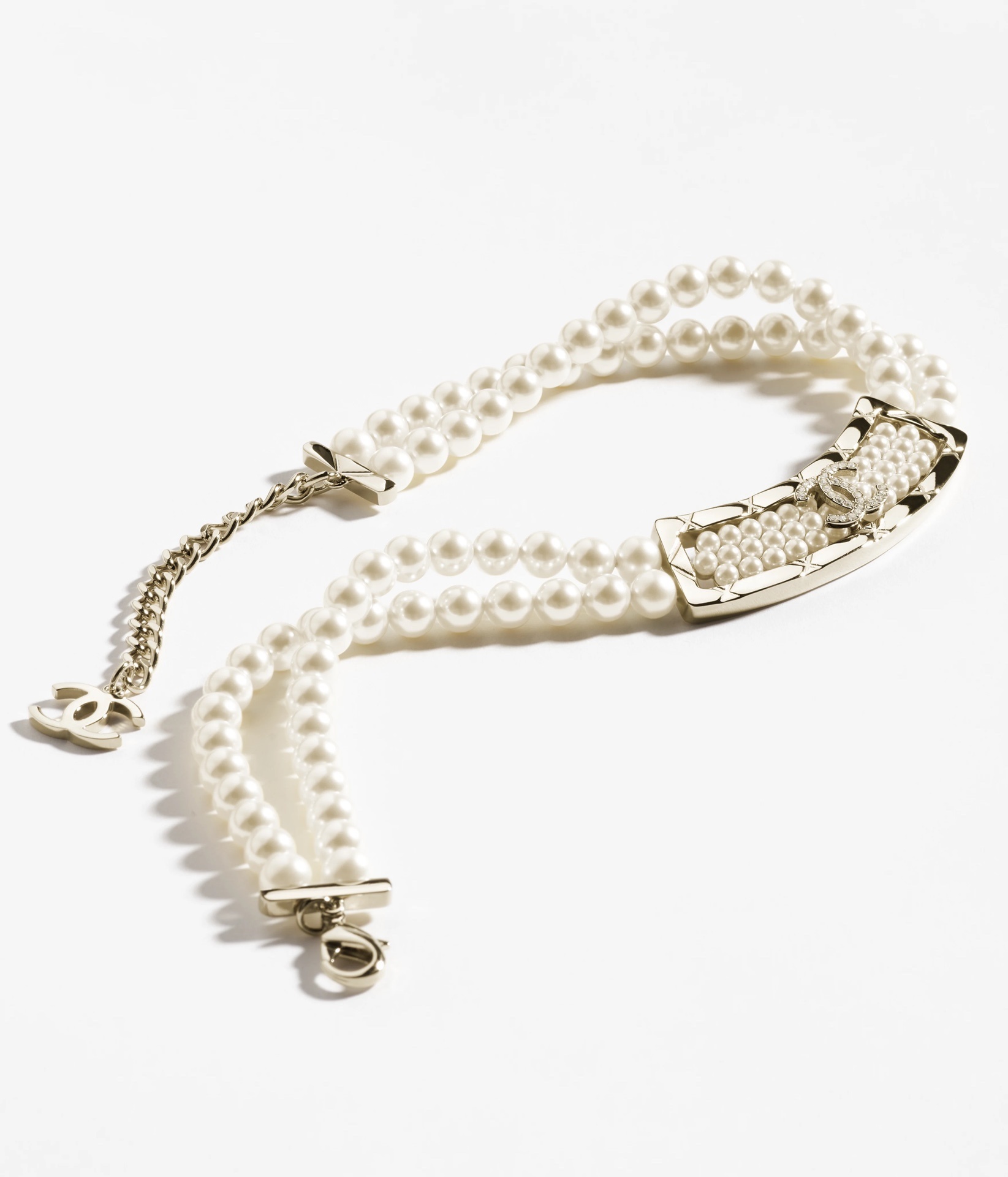 Chanel 2024/25 Métiers d'Art Double Strand Pearl Necklace