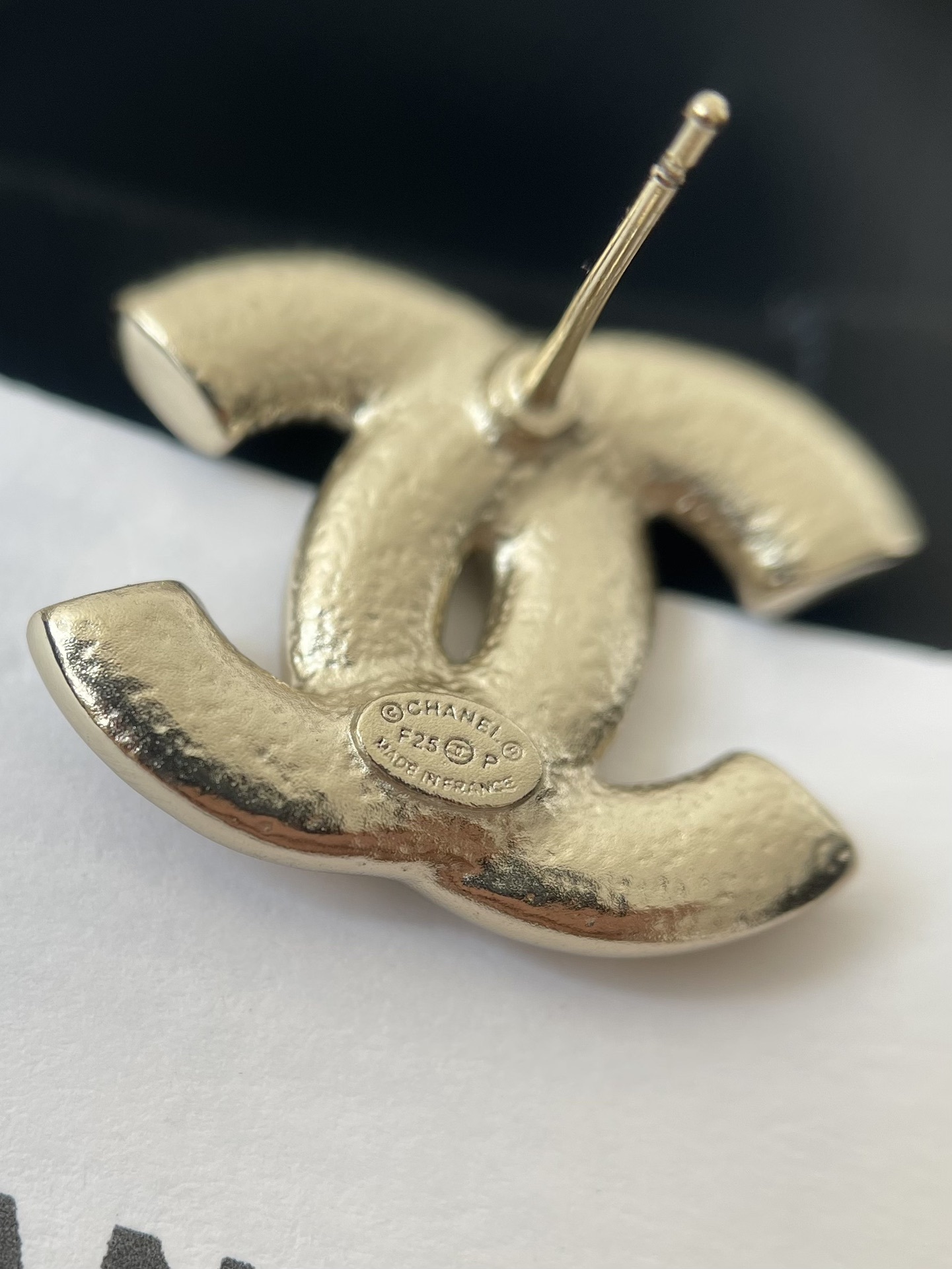 Chanel 2025 CC Stud Earrings - Gold, Glass Pearls & Diamantés