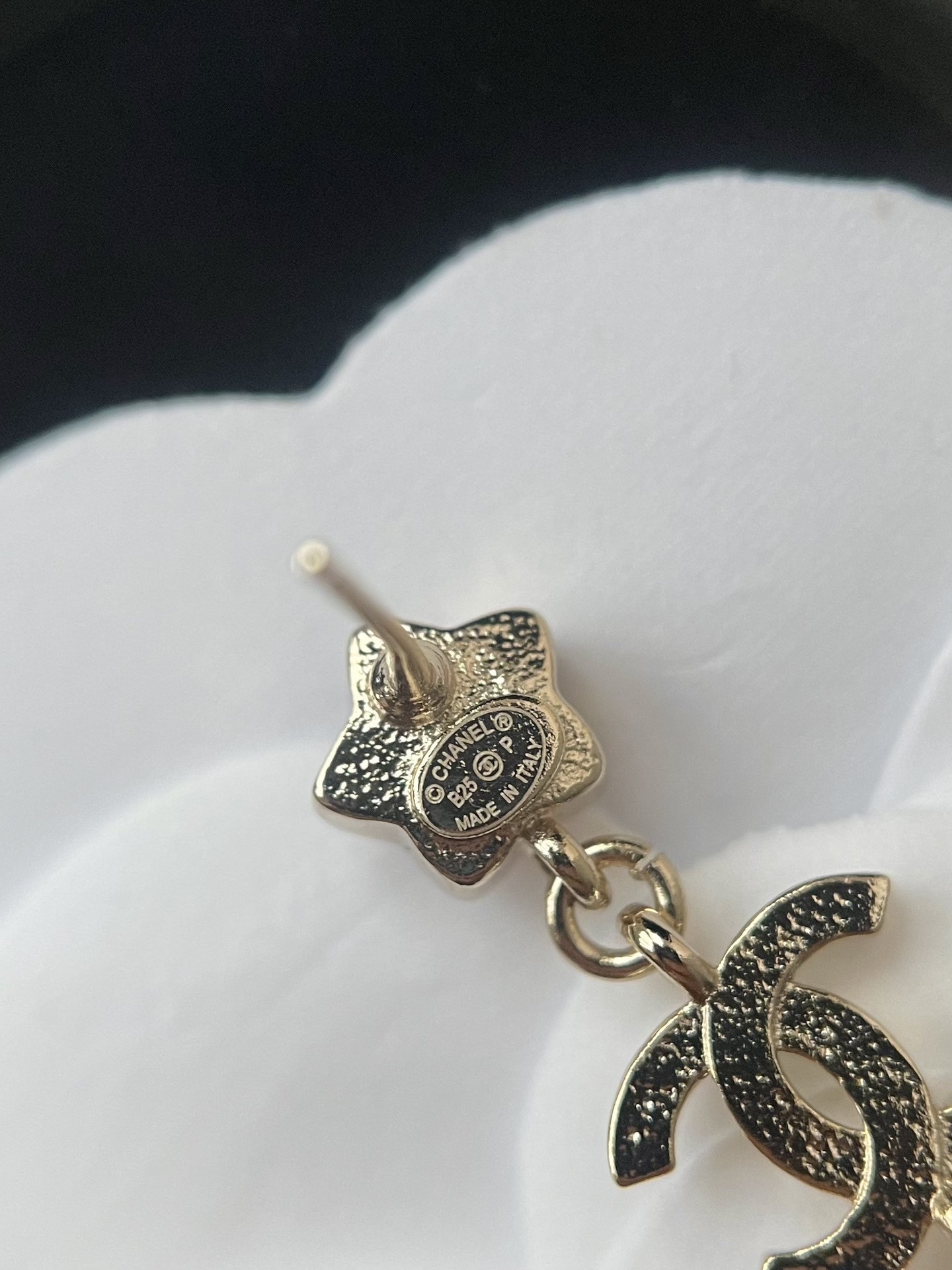 Chanel 2025 Pre-Collection Gold & Multicolour Star Pendant Earrings