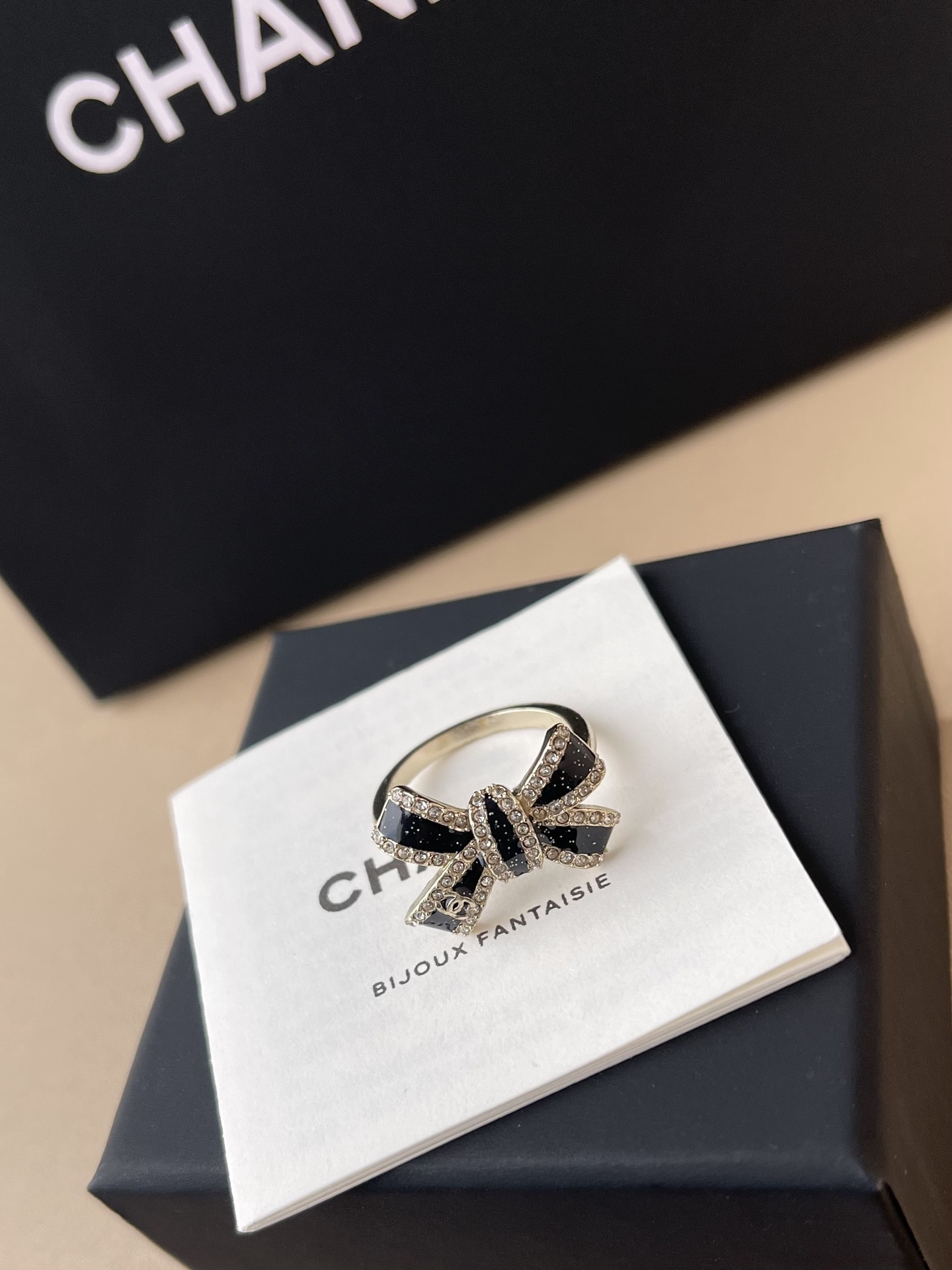 Luxury Bow Crystal Jewelry Set - Elegant Ring, Necklace & Bracelet