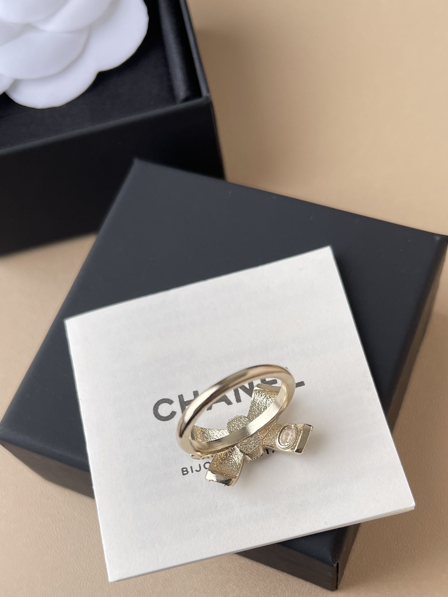 Luxury Bow Crystal Jewelry Set - Elegant Ring, Necklace & Bracelet