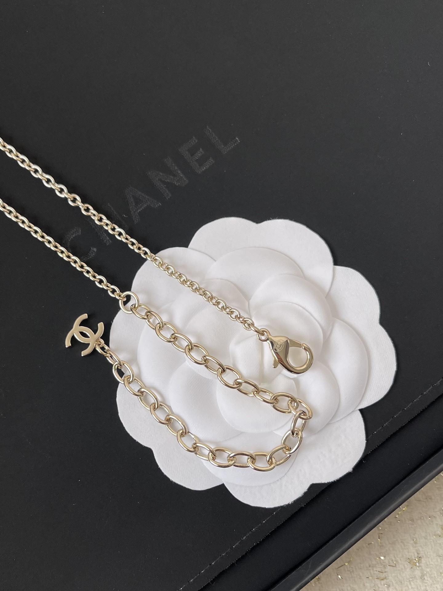 Luxury Camellia Pearl Waist Chain Belt & Long Necklace