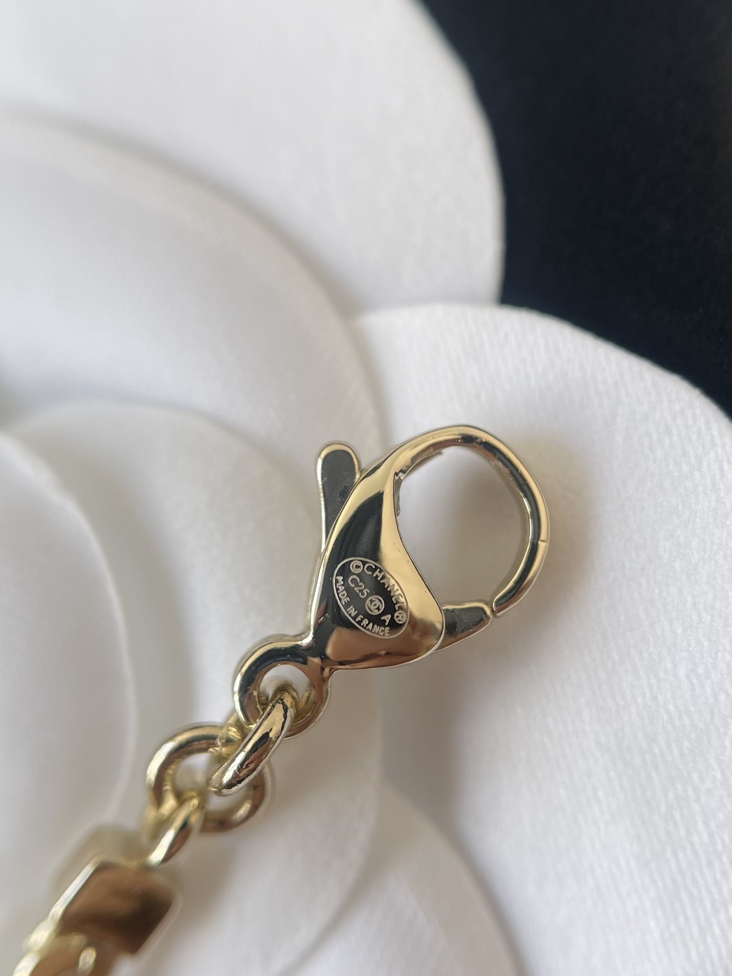 Chanel CC Logo Oval Pendant Necklace - Gold-Tone Luxury Jewelry