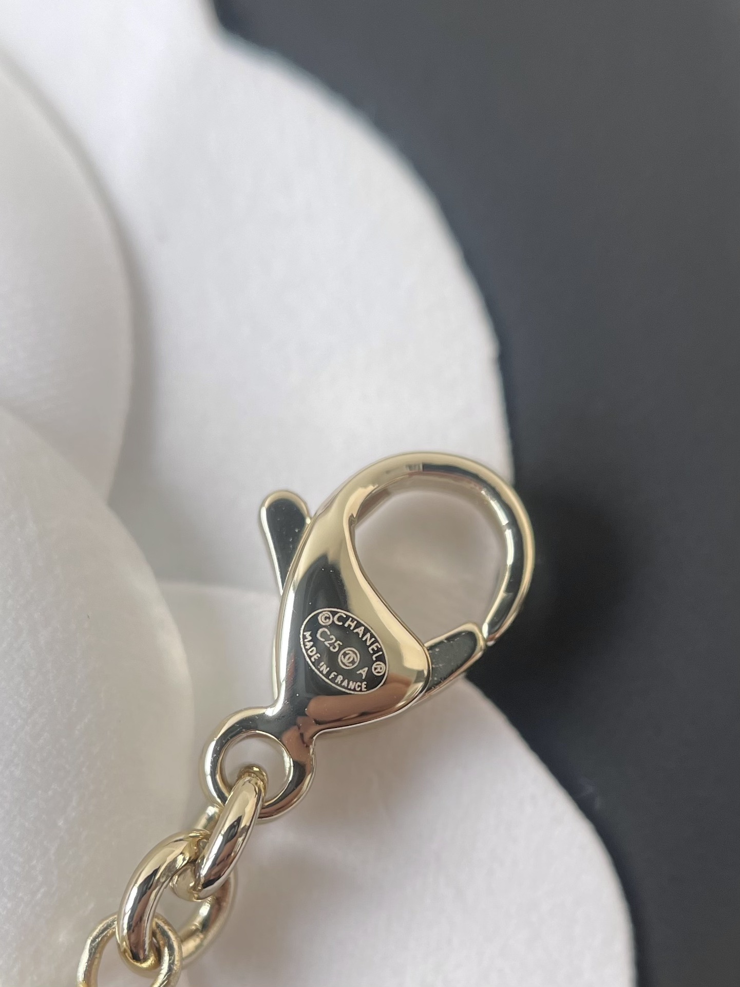 Luxury Gold CC Logo Bracelet with Multi-Color Gemstone Beads