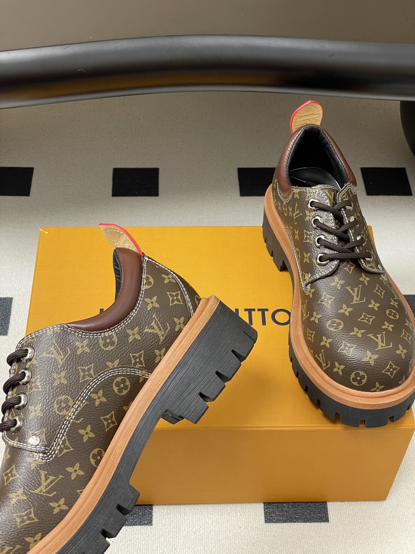 Louis Vuitton LV Checker Derby - Monogram Canvas Platform Shoes