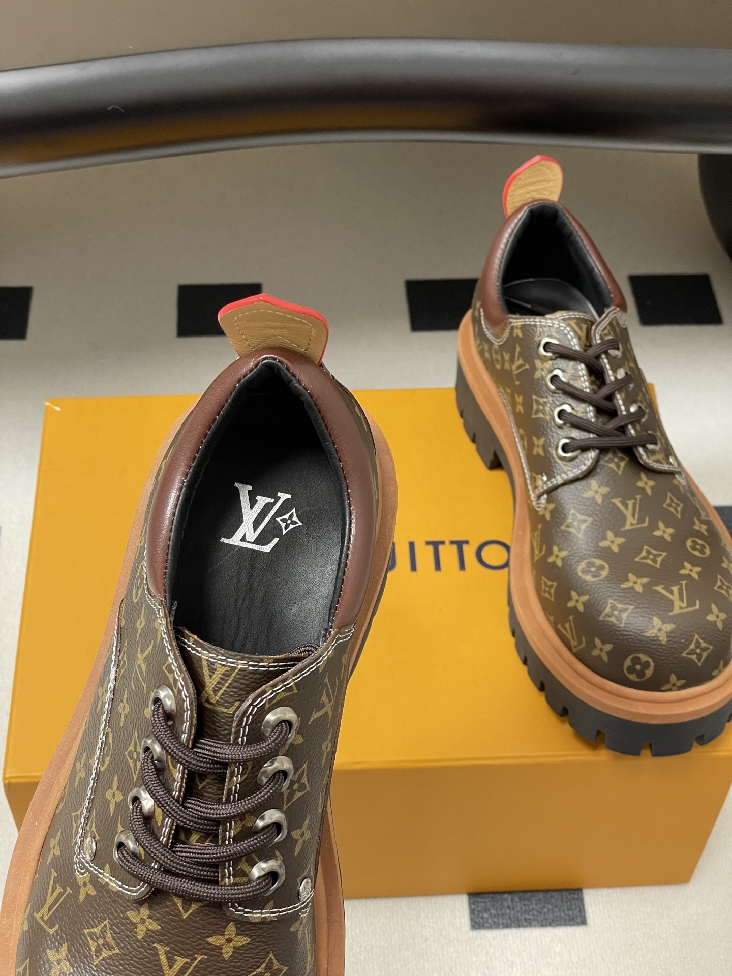 Louis Vuitton LV Checker Derby - Monogram Canvas Platform Shoes