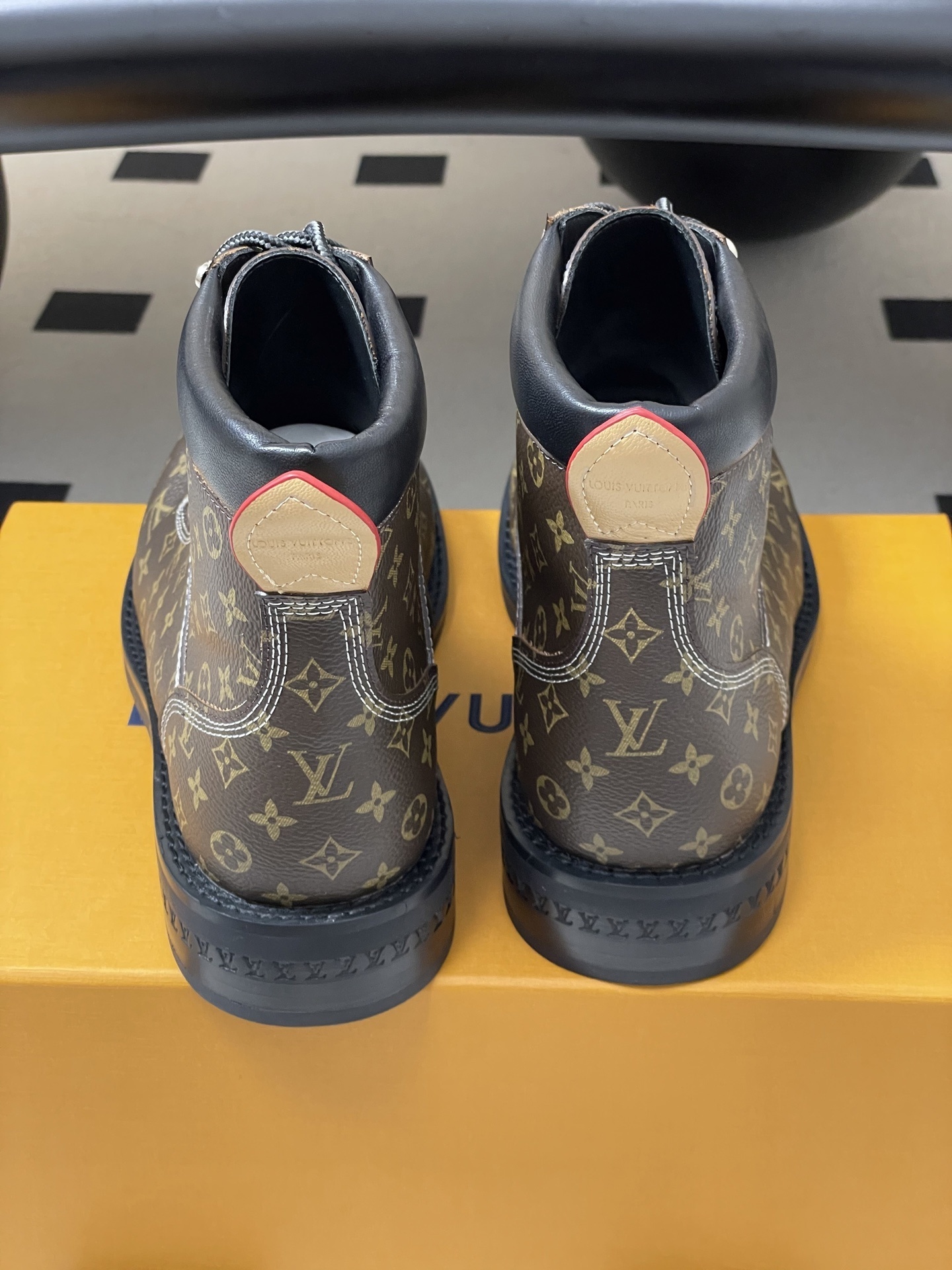 Louis Vuitton Monogram Canvas Land Ranger Ankle Boots