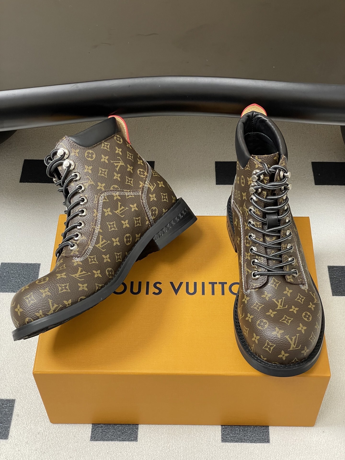Louis Vuitton Monogram Canvas Land Ranger Ankle Boots