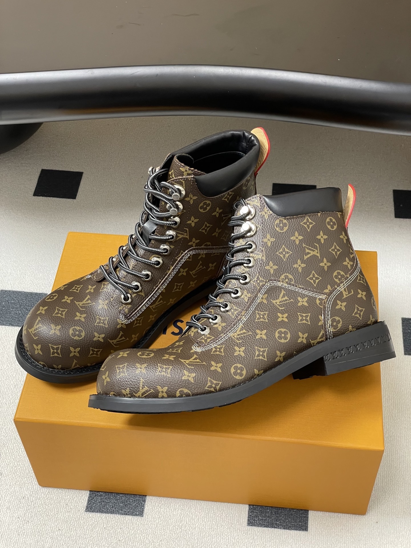 Louis Vuitton Monogram Canvas Land Ranger Ankle Boots
