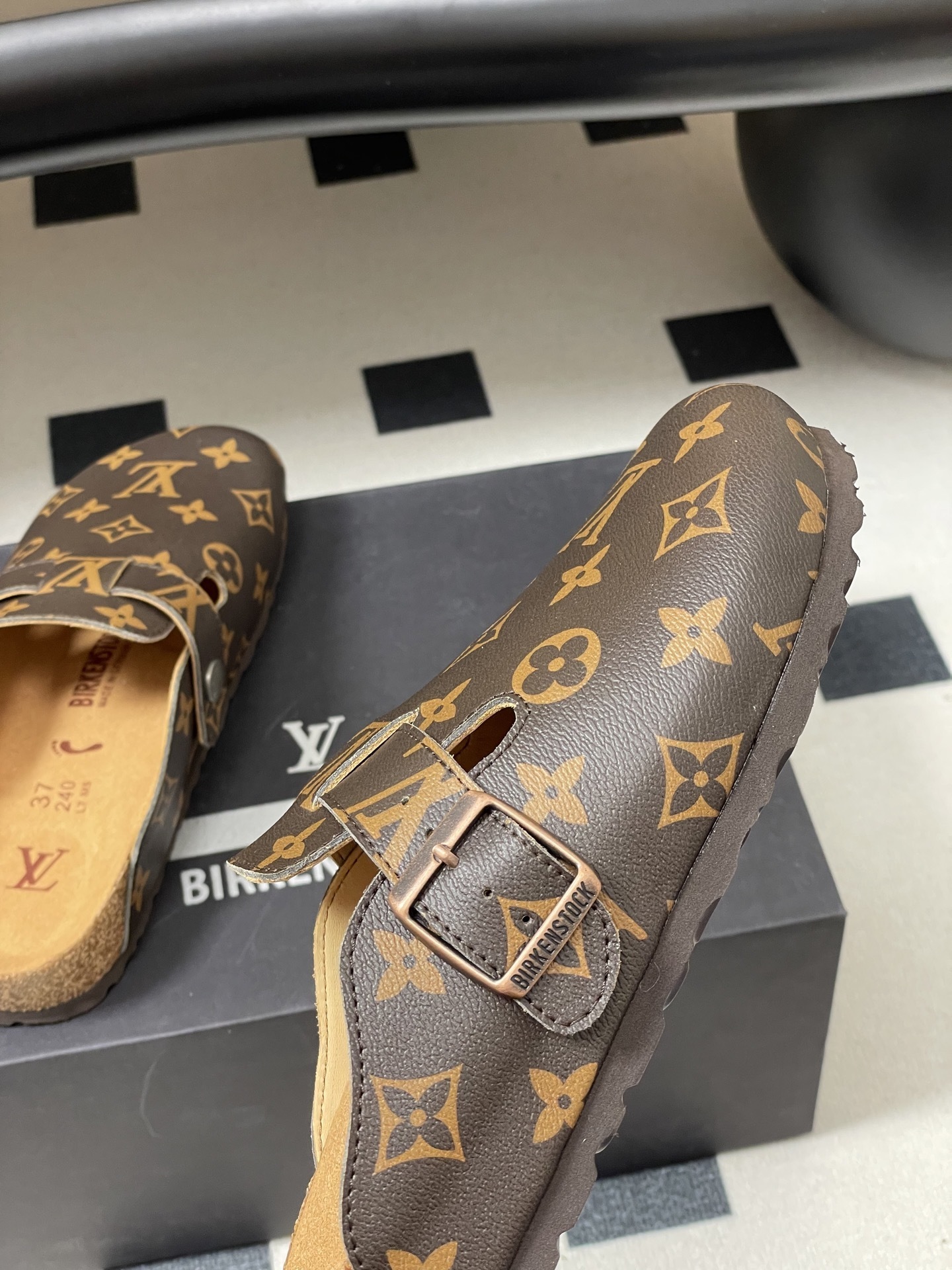 Louis Vuitton Monogram Mule Clogs - Luxury Slip-On Cork Slides