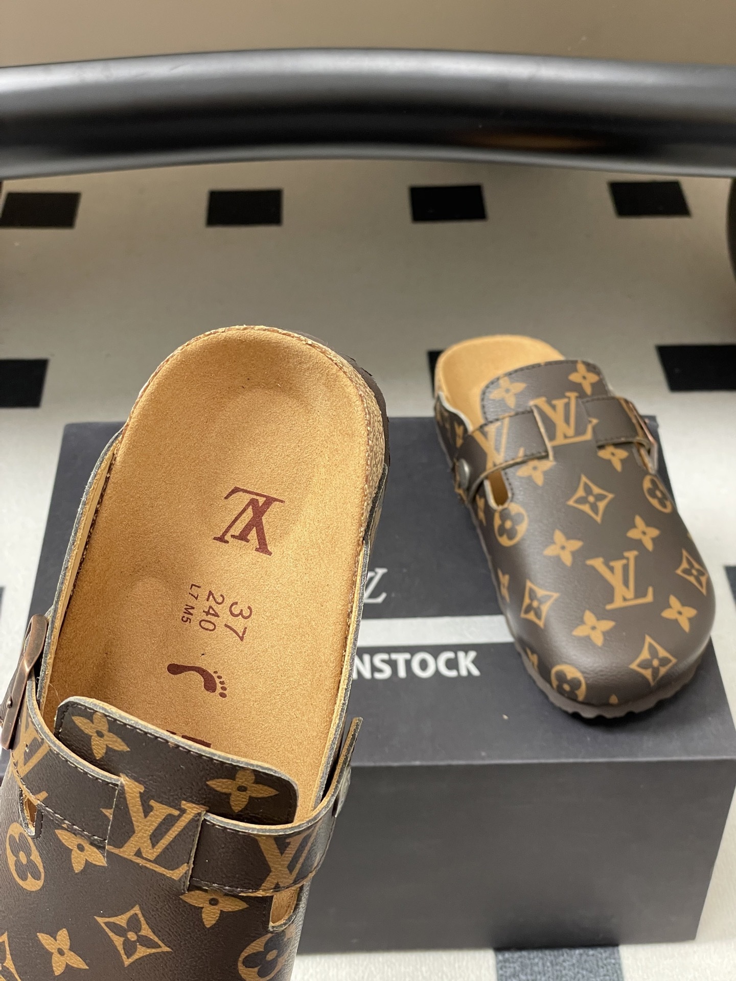 Louis Vuitton Monogram Mule Clogs - Luxury Slip-On Cork Slides