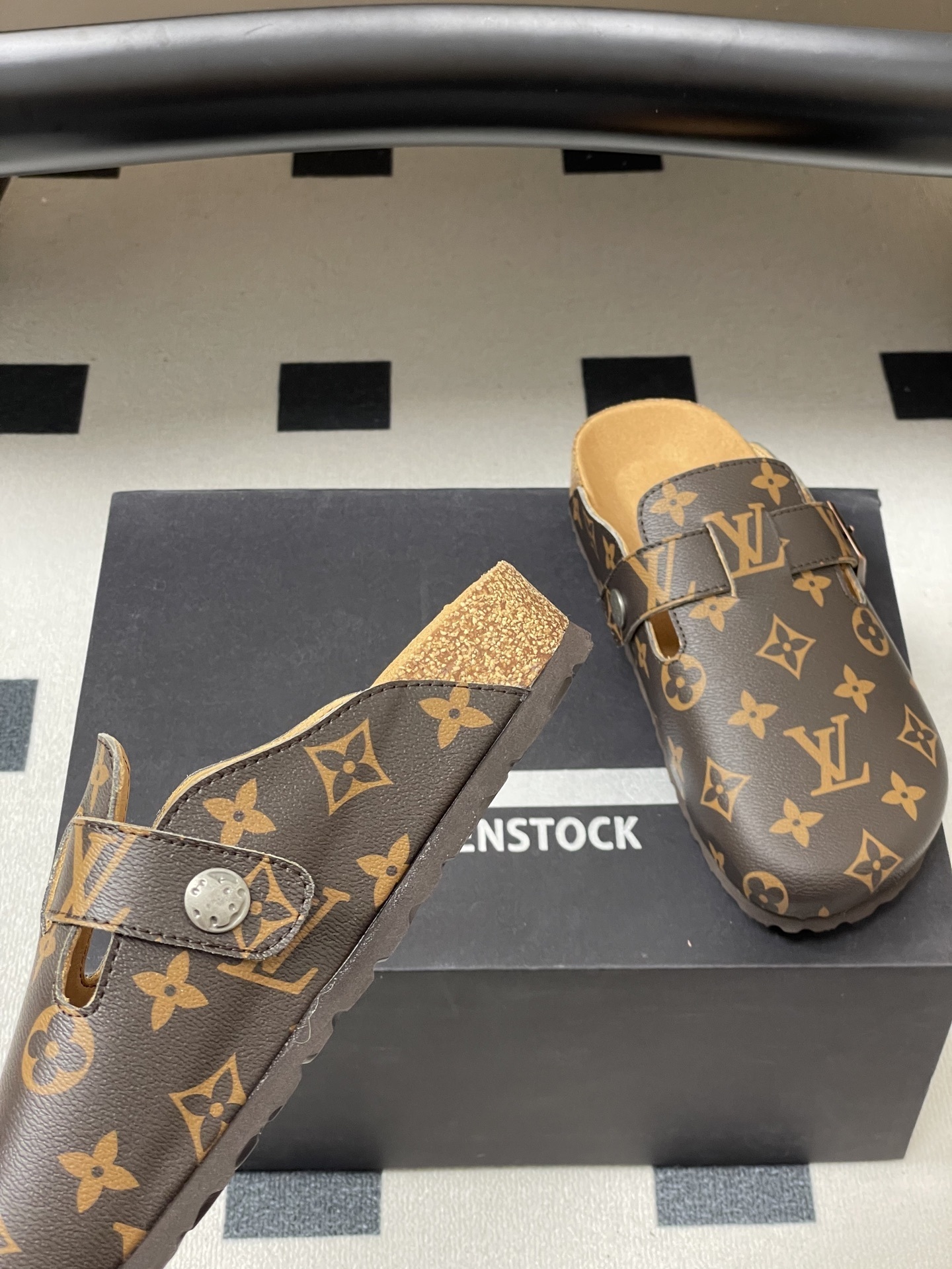 Louis Vuitton Monogram Mule Clogs - Luxury Slip-On Cork Slides