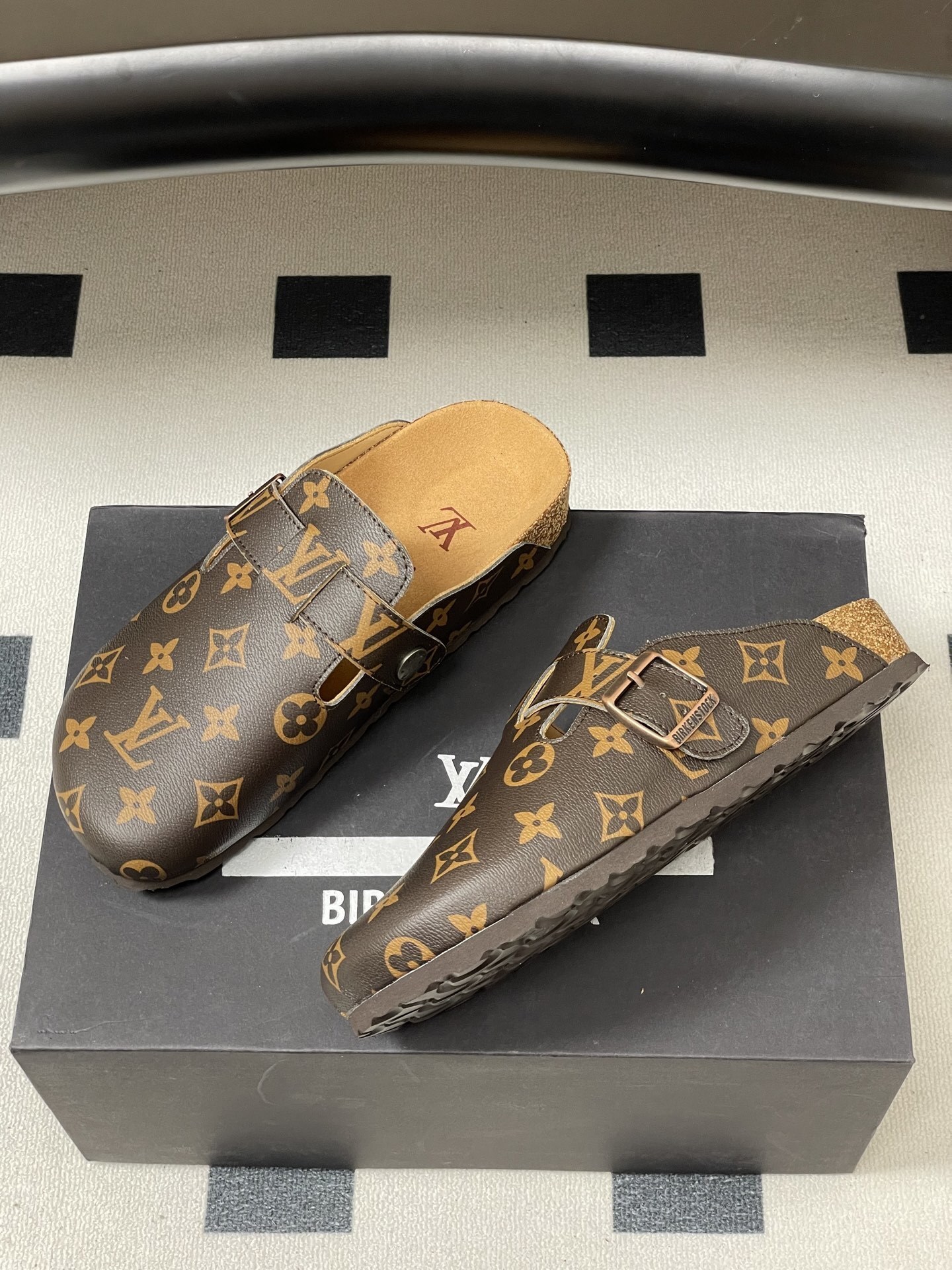 Louis Vuitton Monogram Mule Clogs - Luxury Slip-On Cork Slides
