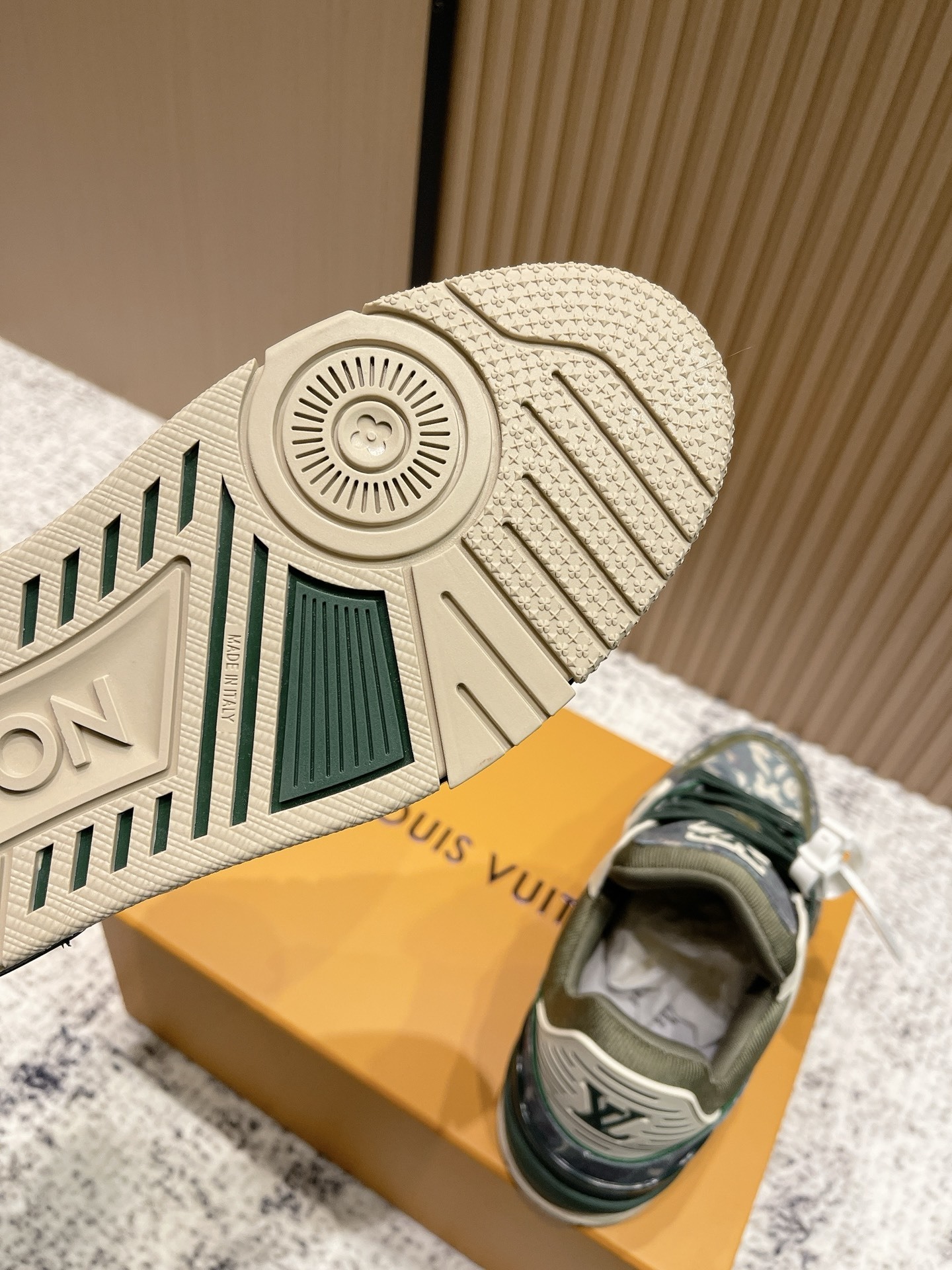 Louis Vuitton LV Trainer Sneakers - Camouflage Green Edition