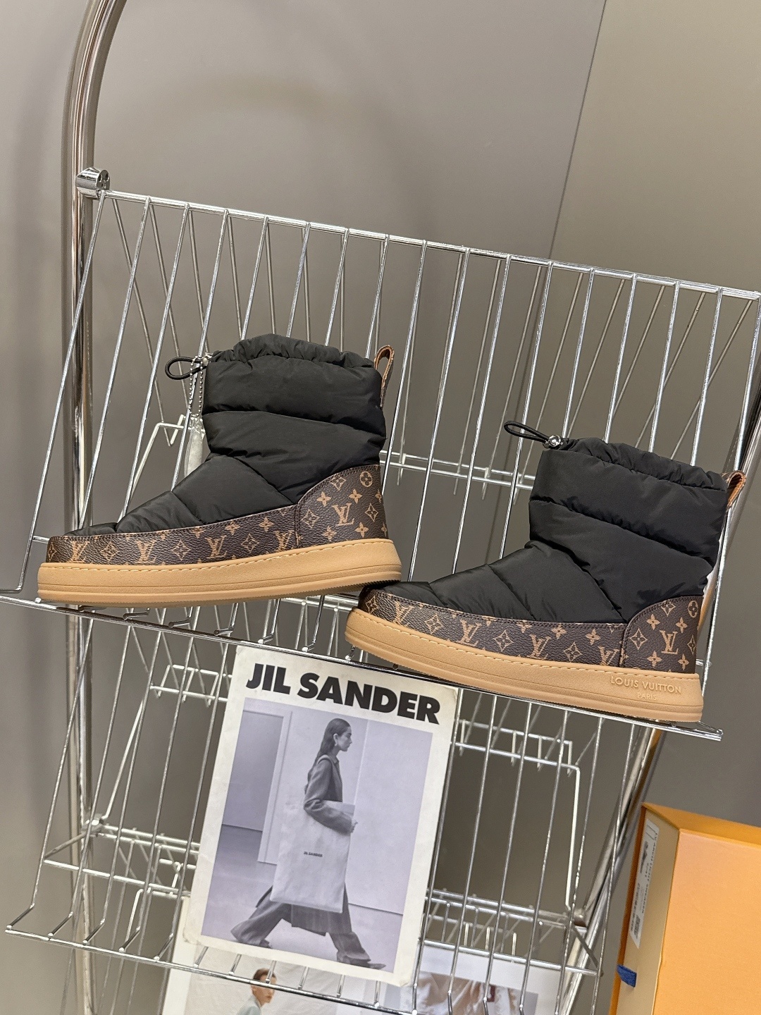 Louis Vuitton Pillow Comfort Ankle Boots Black Monogram