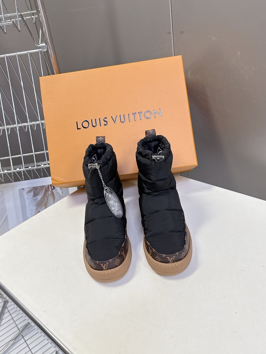 Louis Vuitton Pillow Comfort Ankle Boots Black Monogram