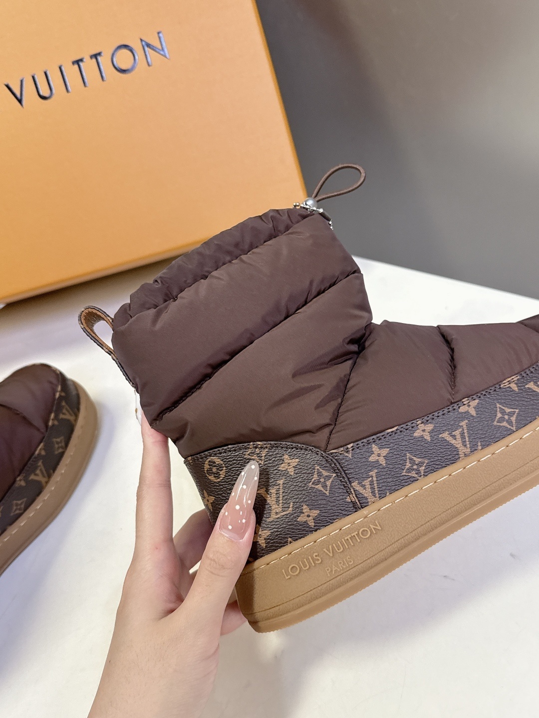 Louis Vuitton Pillow Comfort Ankle Boots - Brown Monogram Nylon
