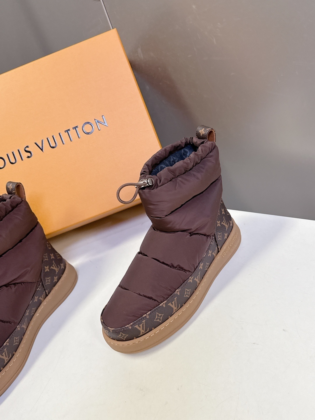 Louis Vuitton Pillow Comfort Ankle Boots - Brown Monogram Nylon