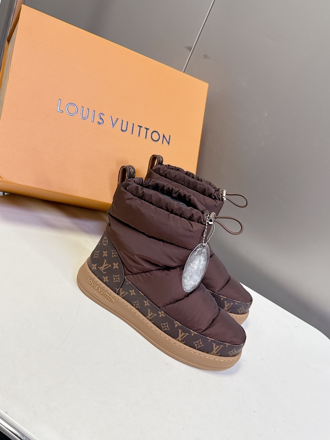 Louis Vuitton Pillow Comfort Ankle Boots - Brown Monogram Nylon