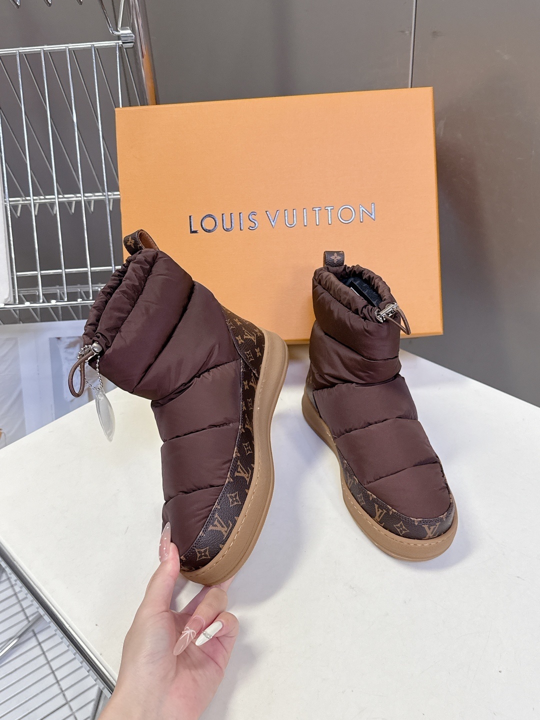 Louis Vuitton Pillow Comfort Ankle Boots - Brown Monogram Nylon