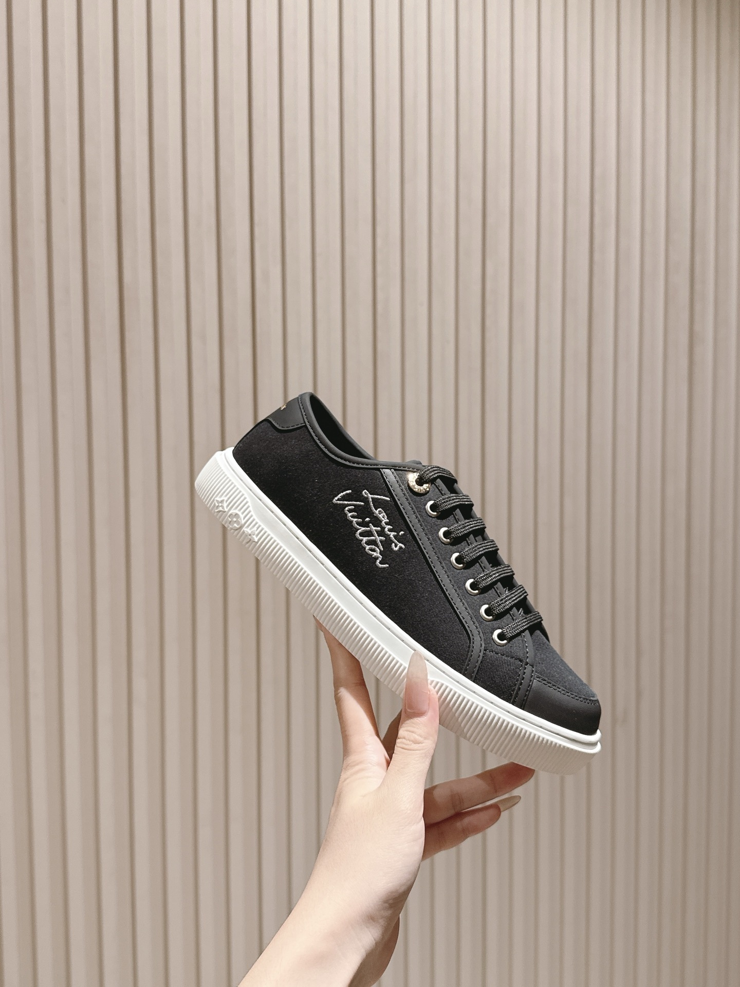 Louis Vuitton Stellar Low-Top Sneakers - Premium Black & White