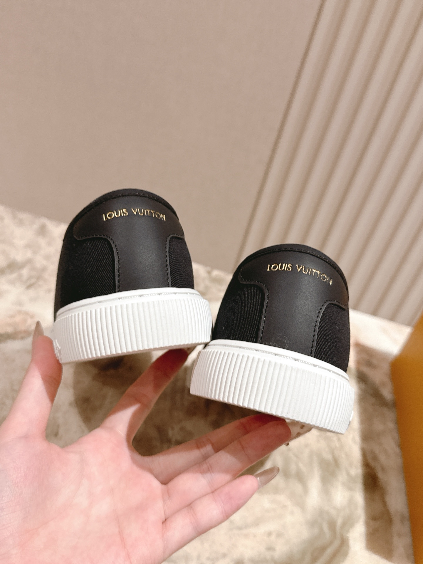 Louis Vuitton Stellar Low-Top Sneakers - Premium Black & White