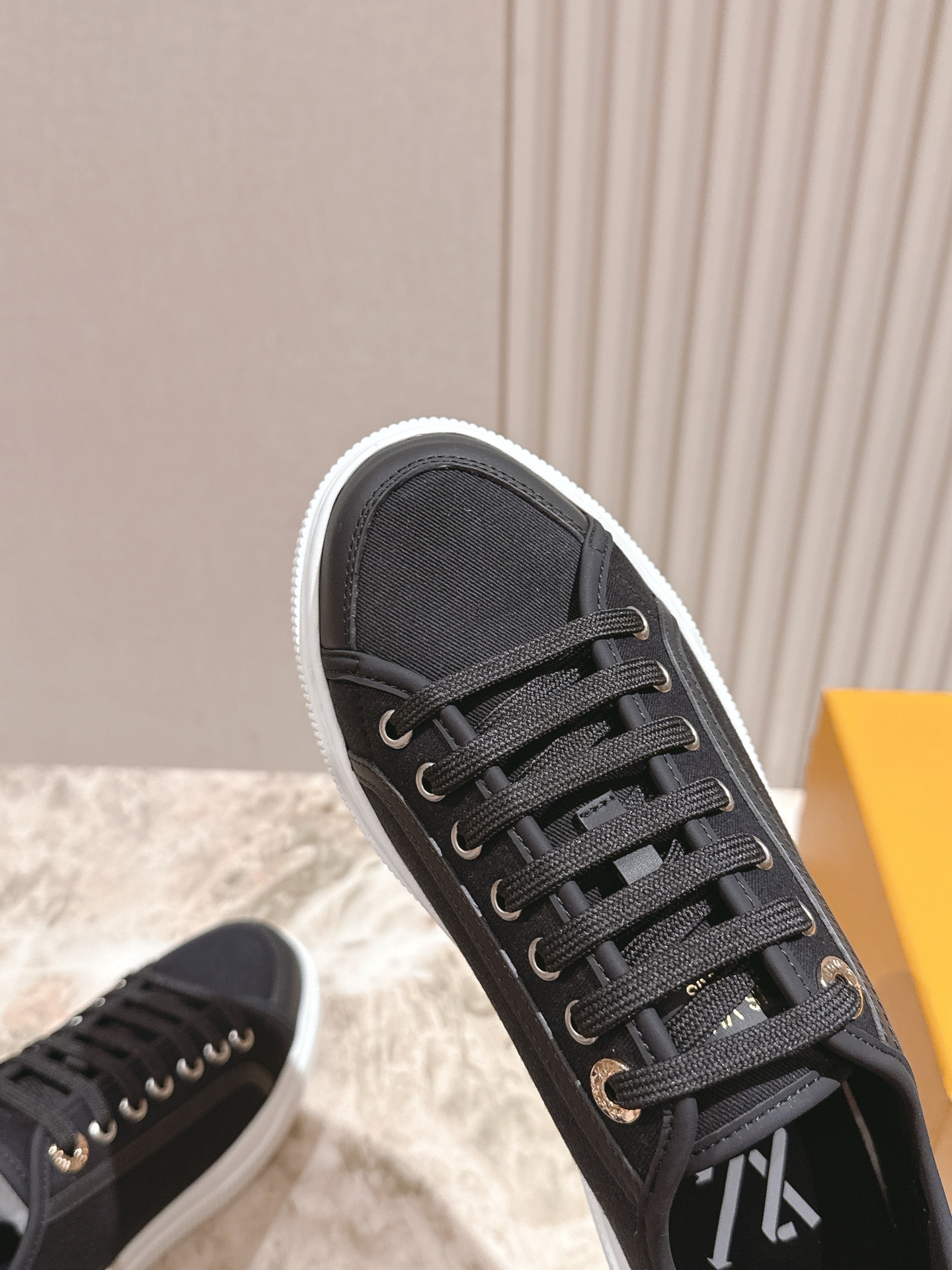 Louis Vuitton Stellar Low-Top Sneakers - Premium Black & White