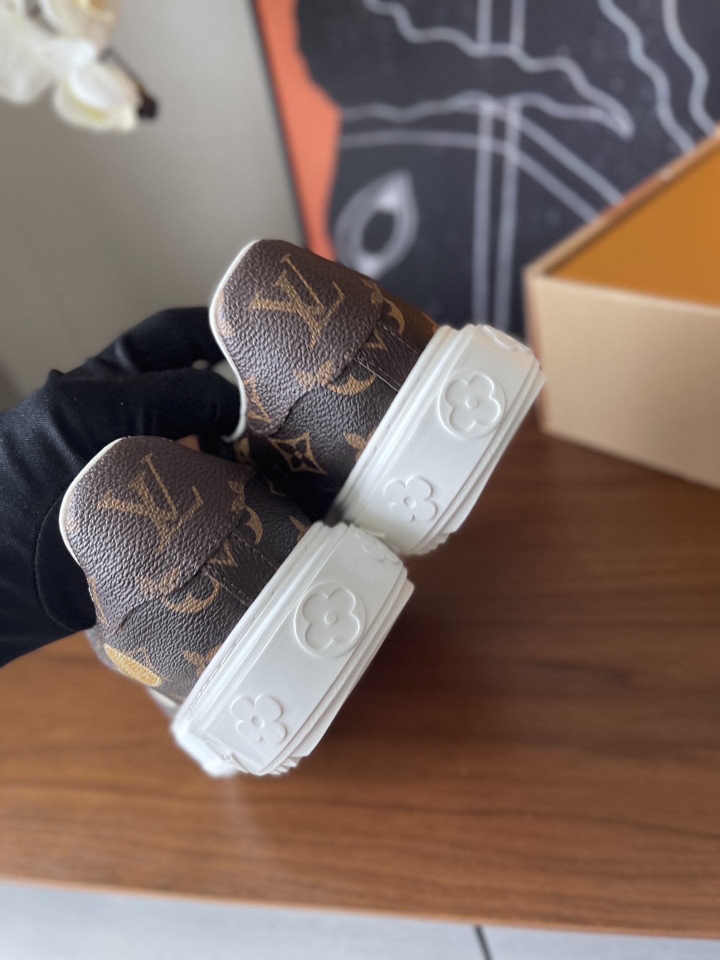 Louis Vuitton Time Out Monogram Sneakers - NYC Edition