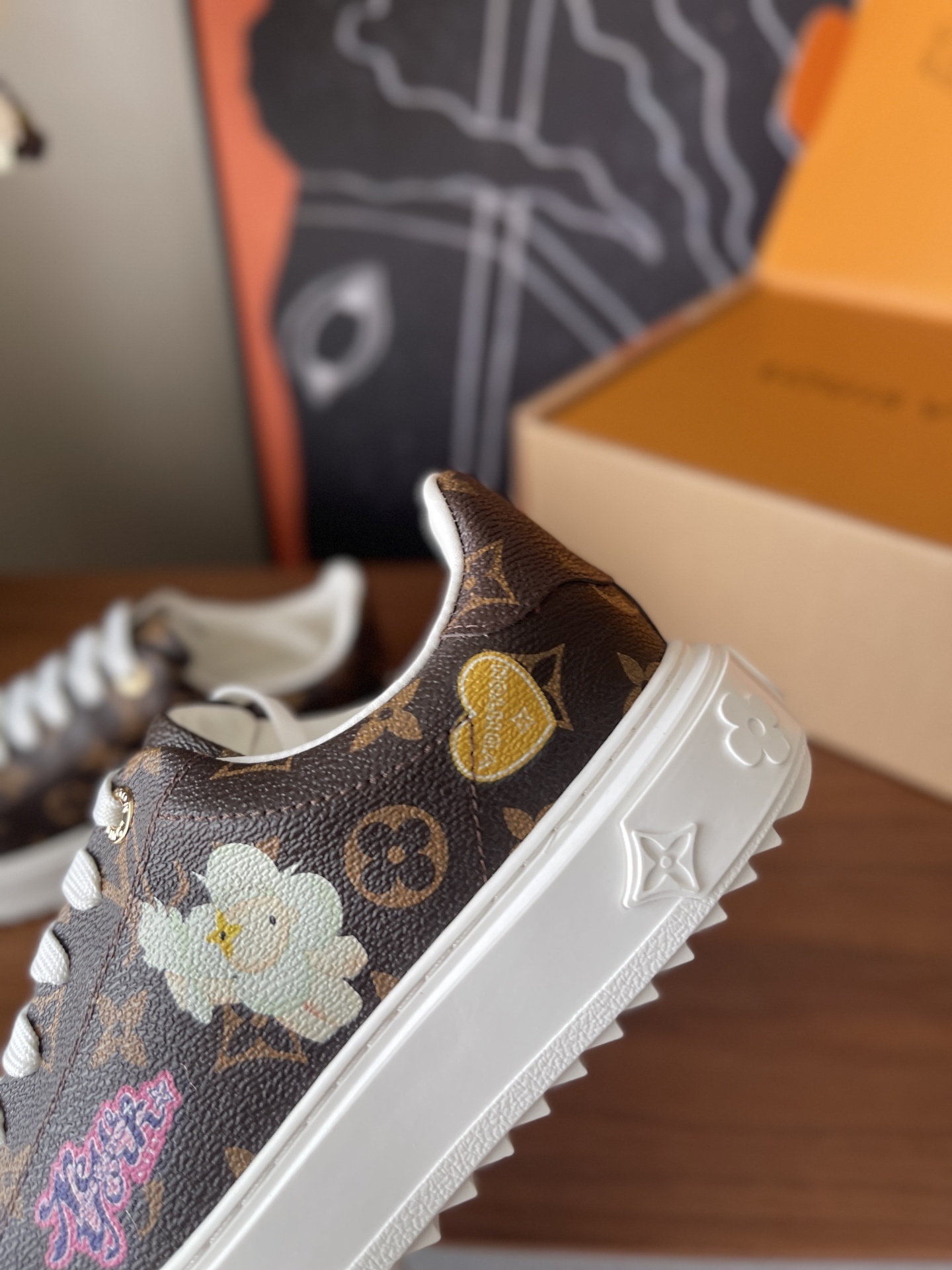 Louis Vuitton Time Out Monogram Sneakers - NYC Edition