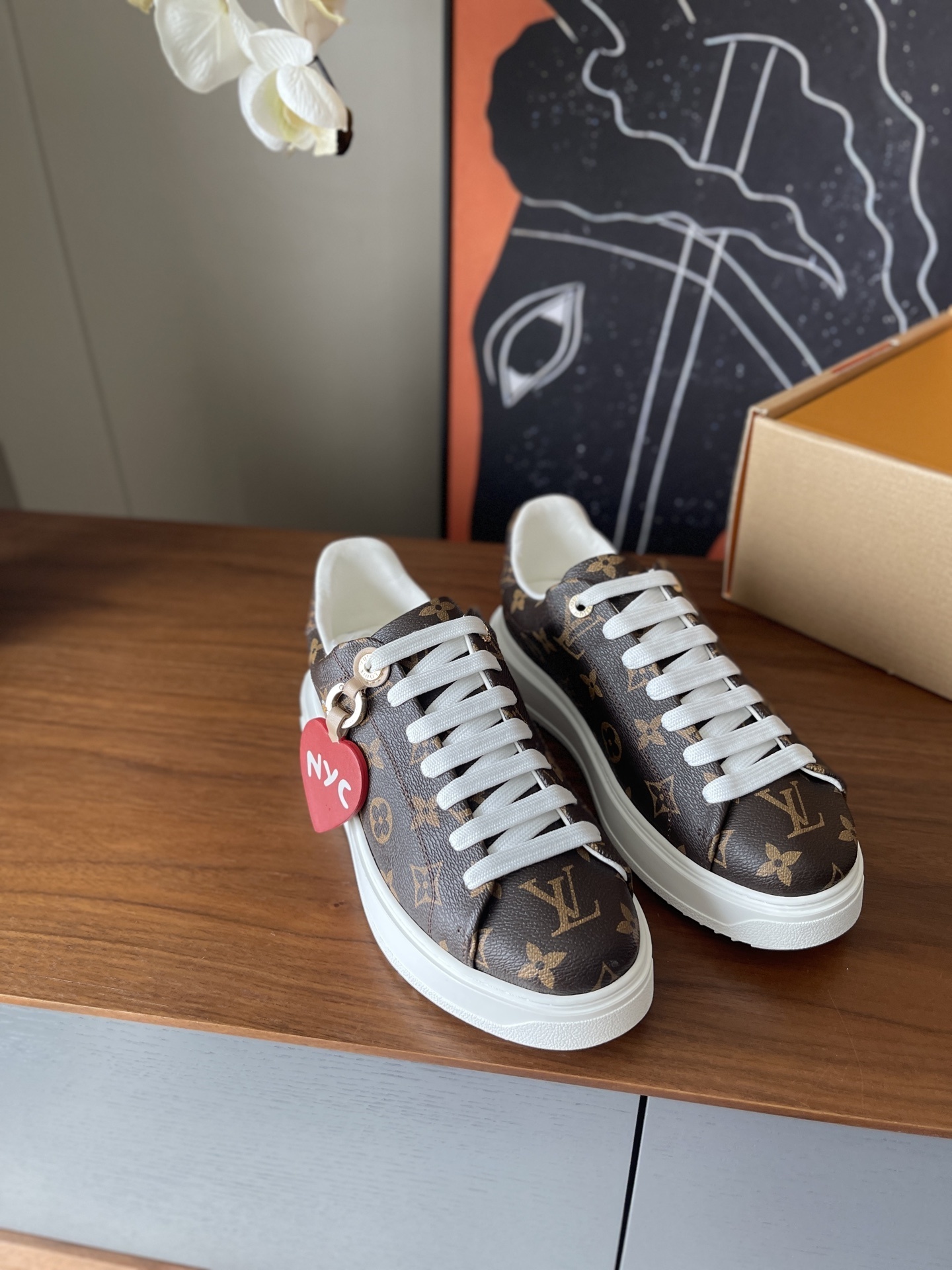 Louis Vuitton Time Out Monogram Sneakers – NYC Edition